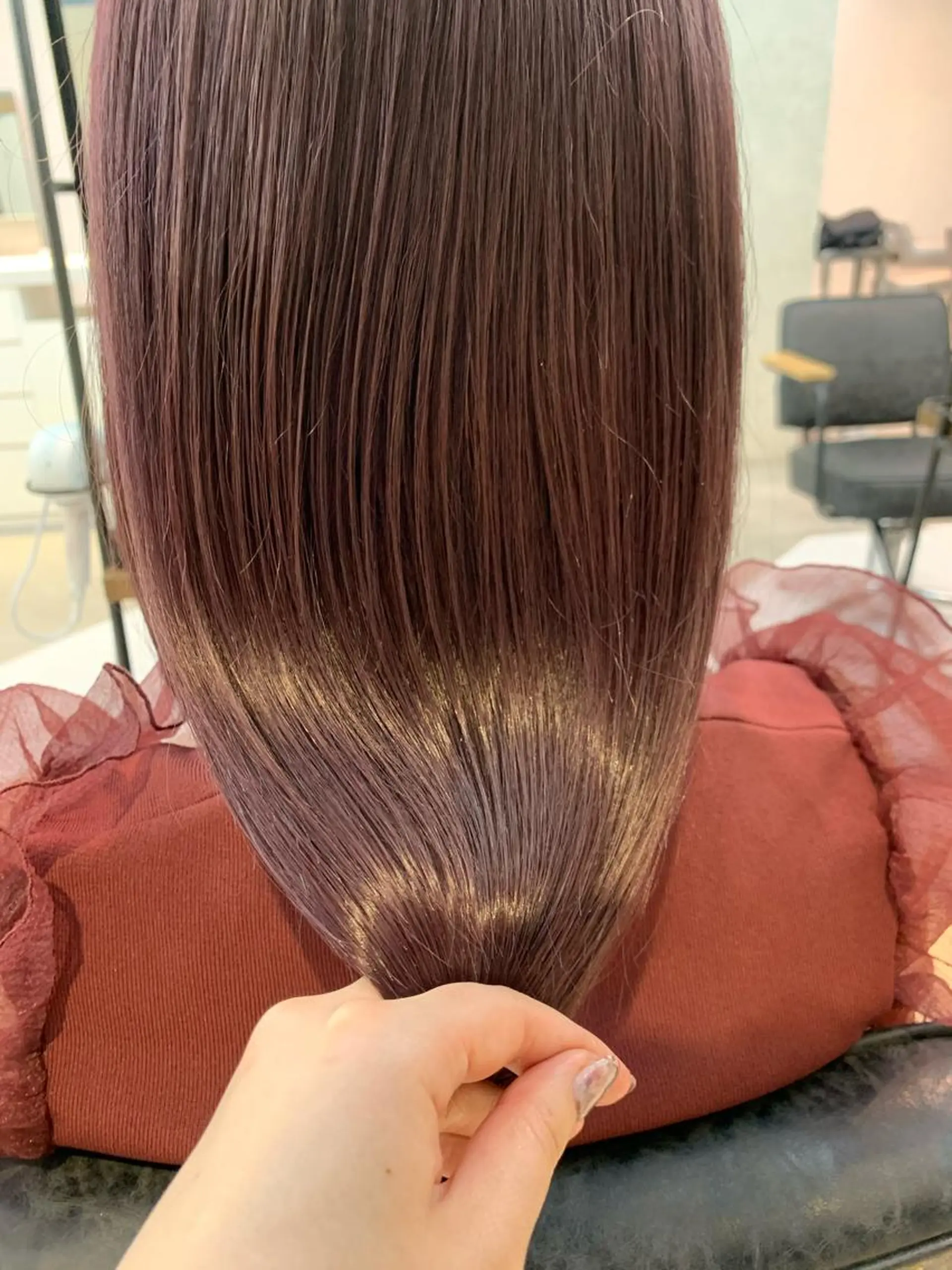 ロング カラー ヘアカラー トリートメント 【淡色color/ nail】maikoのネイルデザイン