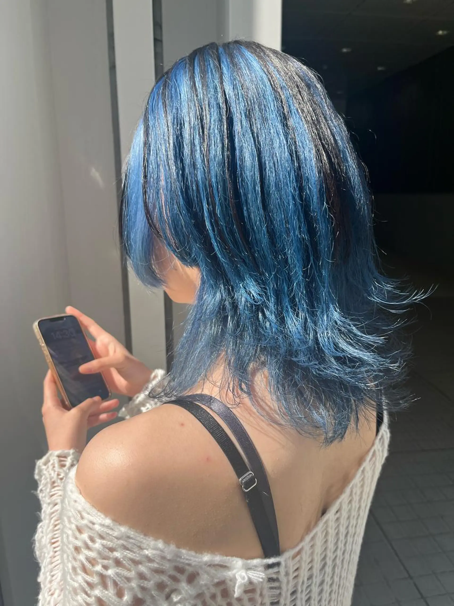 ミディアム カラー カット ヘアカラー トリートメント ヘアセット 🎀透明感ブリーチ カラー🎀ミズキのヘアスタイル