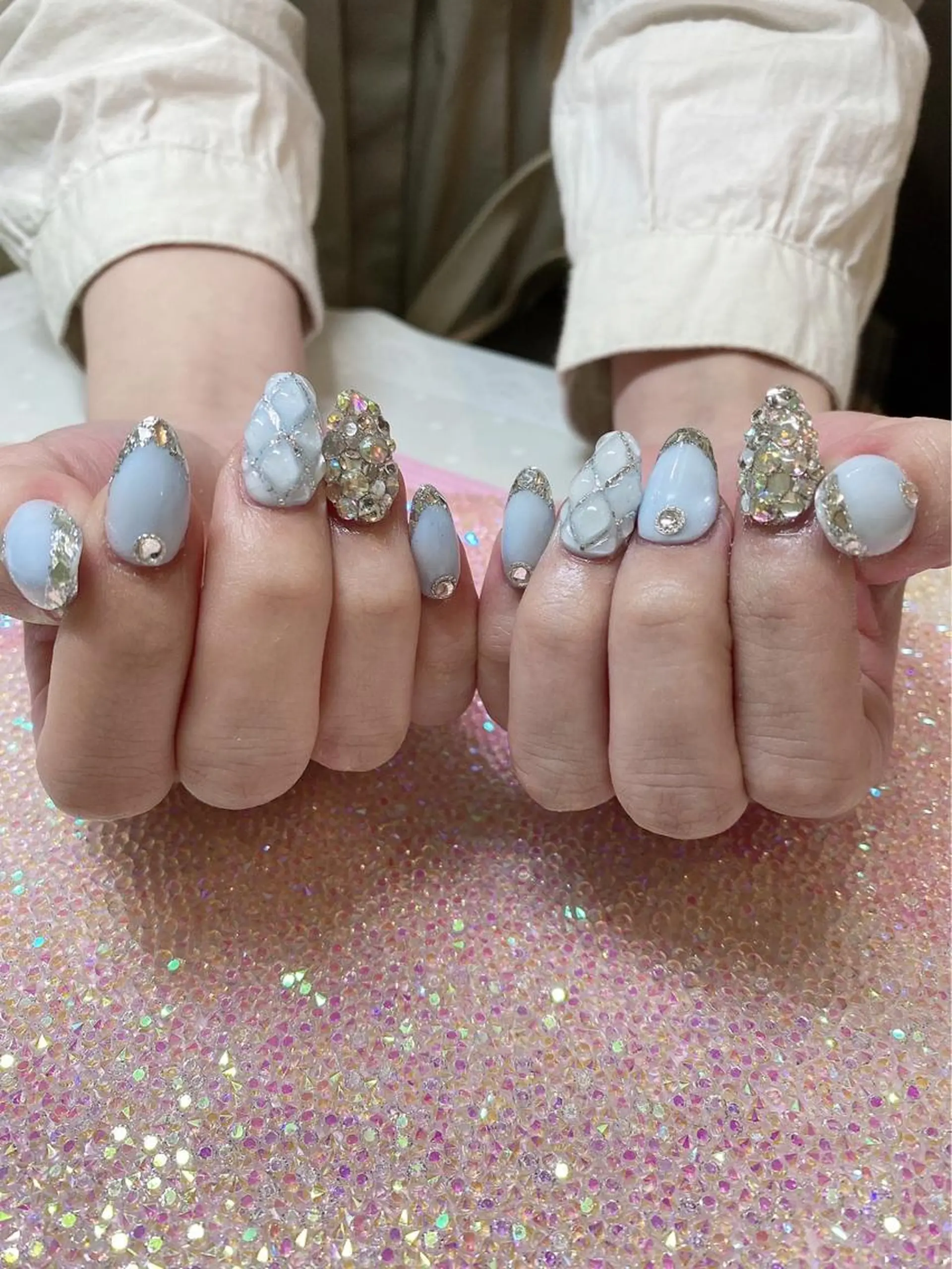 ショート ネイル ハンドネイル 《LB》ラブリエ Nail&eyeのマツエク・マツパデザイン