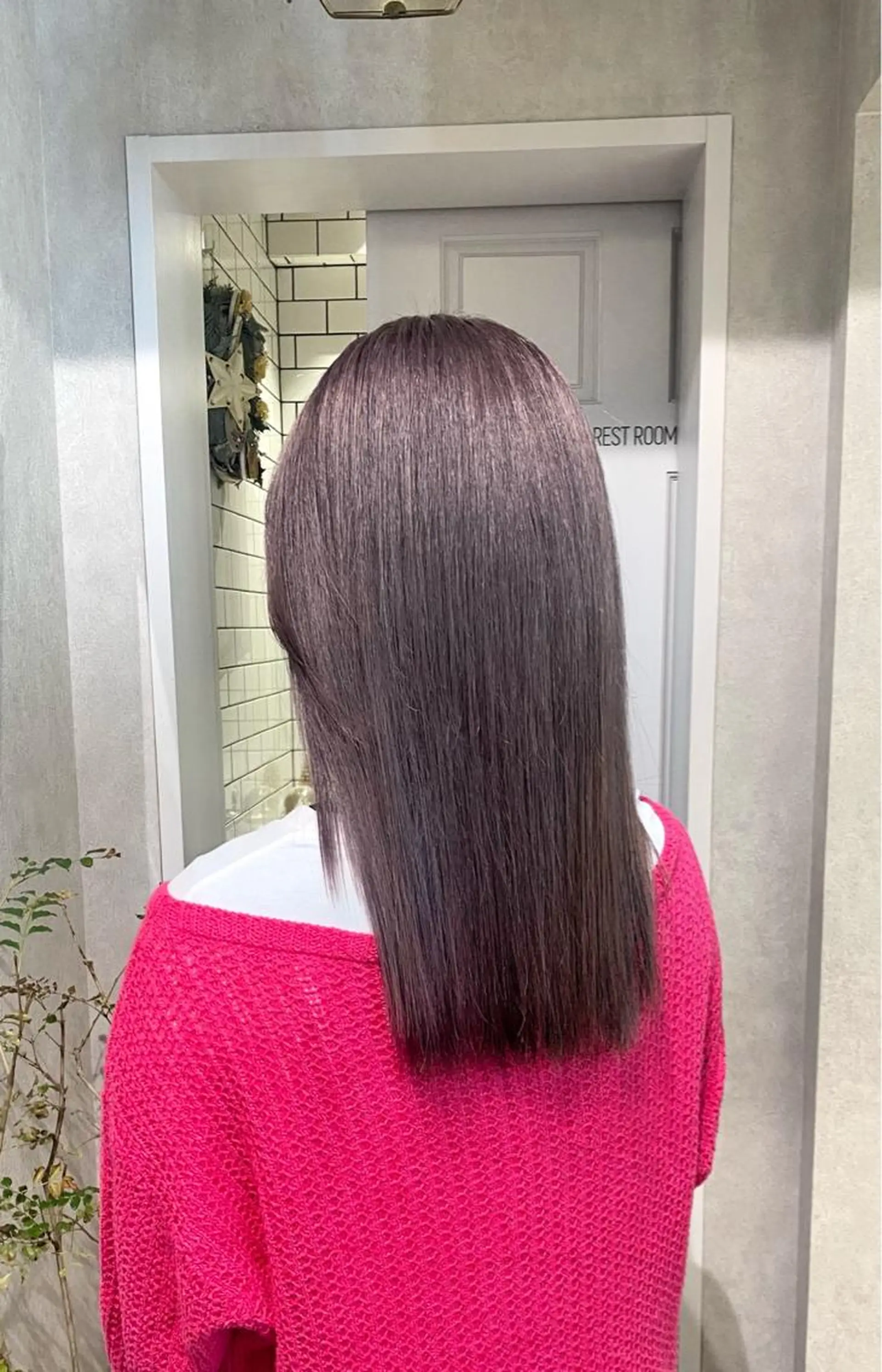 ミディアム カラー ヘアカラー お洒落カジュアル🍃 まなとのヘアスタイル