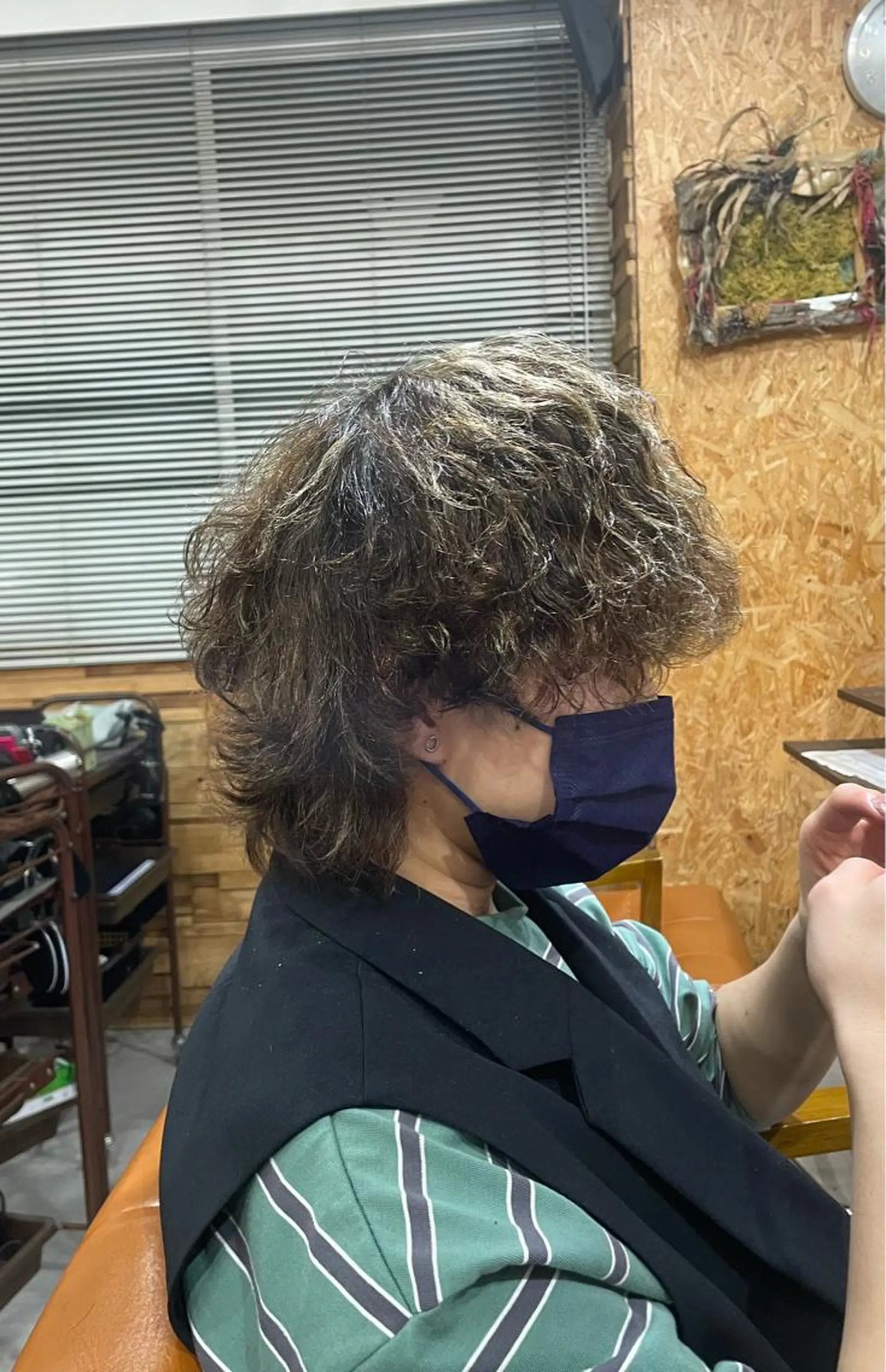 ショート メンズ カット パーマ かんばら りょーいのヘアスタイル