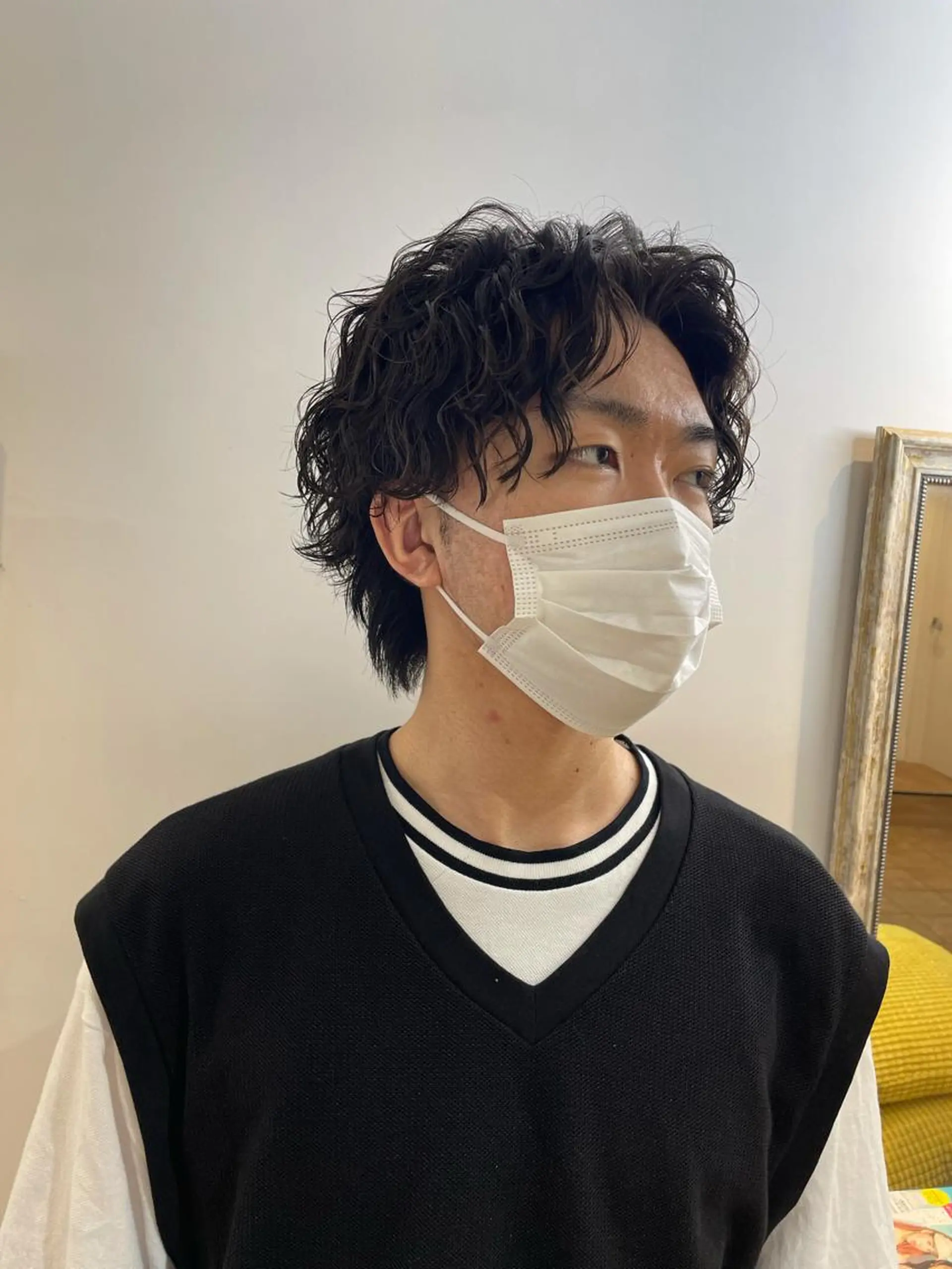 ミディアム 渋谷 ミモザワークス タニグチヨシユキのヘアスタイル