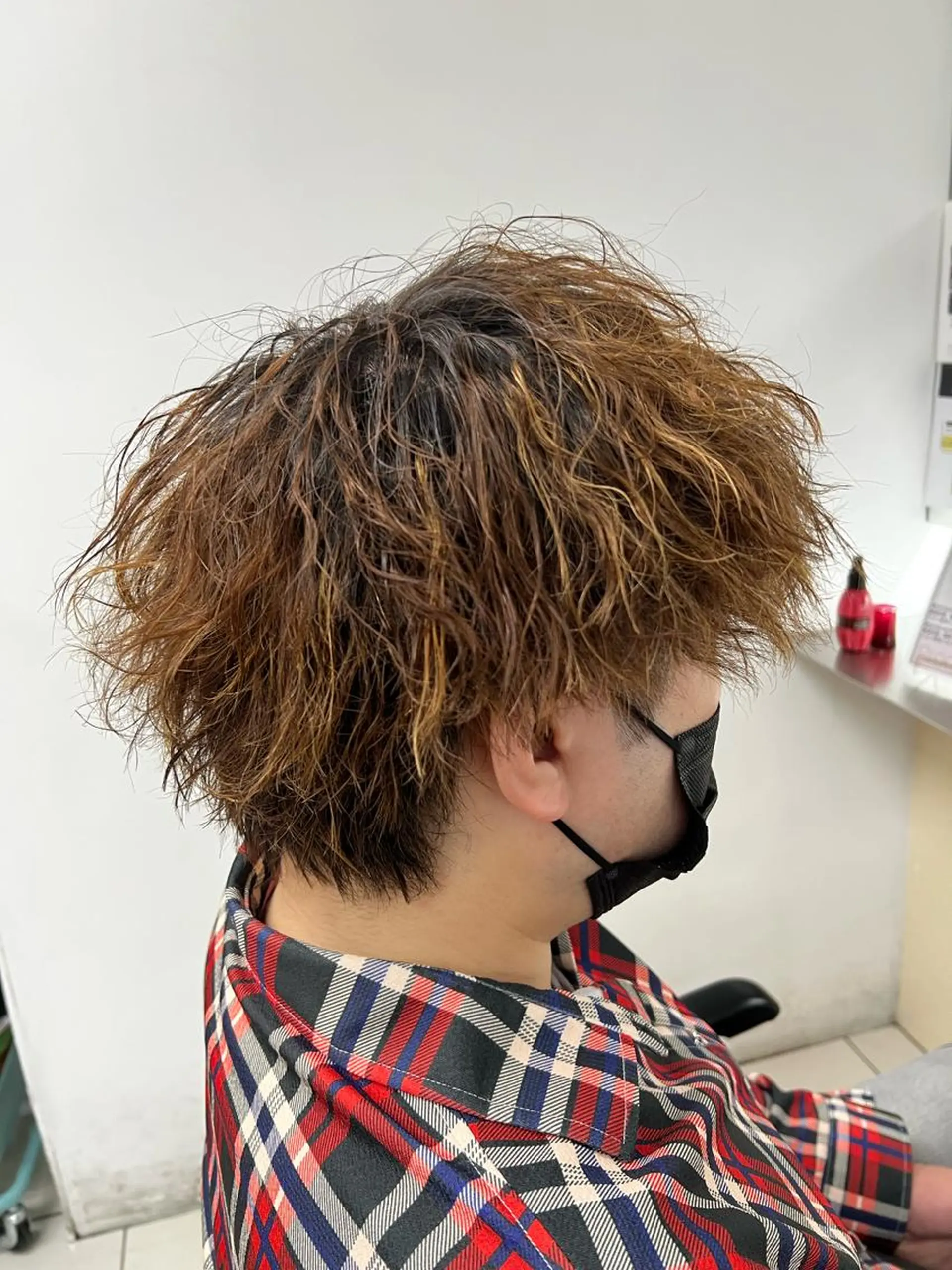 パーマ メンズ カット パーマ 髪質改善美容室bokuno町田店所属・メンズ＆髪質改善縮毛 矯正【平山🔥拓哉】のヘアスタイル