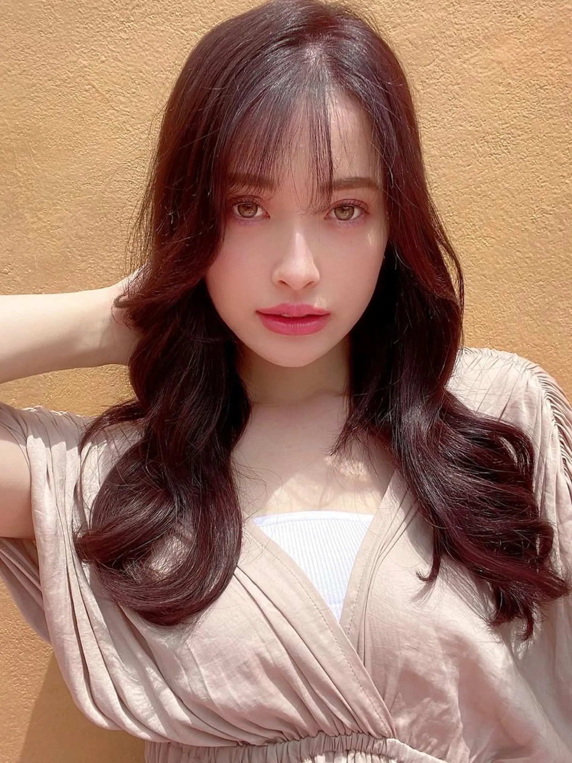 ロング くびれヘア 韓国風ヘア ❣️韓国レイヤー ❣️渡部晃輝のヘアスタイル