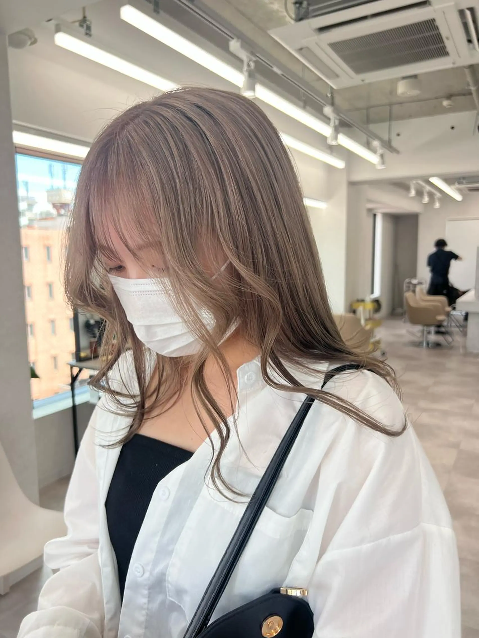 ミディアム カラー カット ヘアカラー トリートメント ☀️ボブスタイル特化 大山あさひ☀️のヘアスタイル