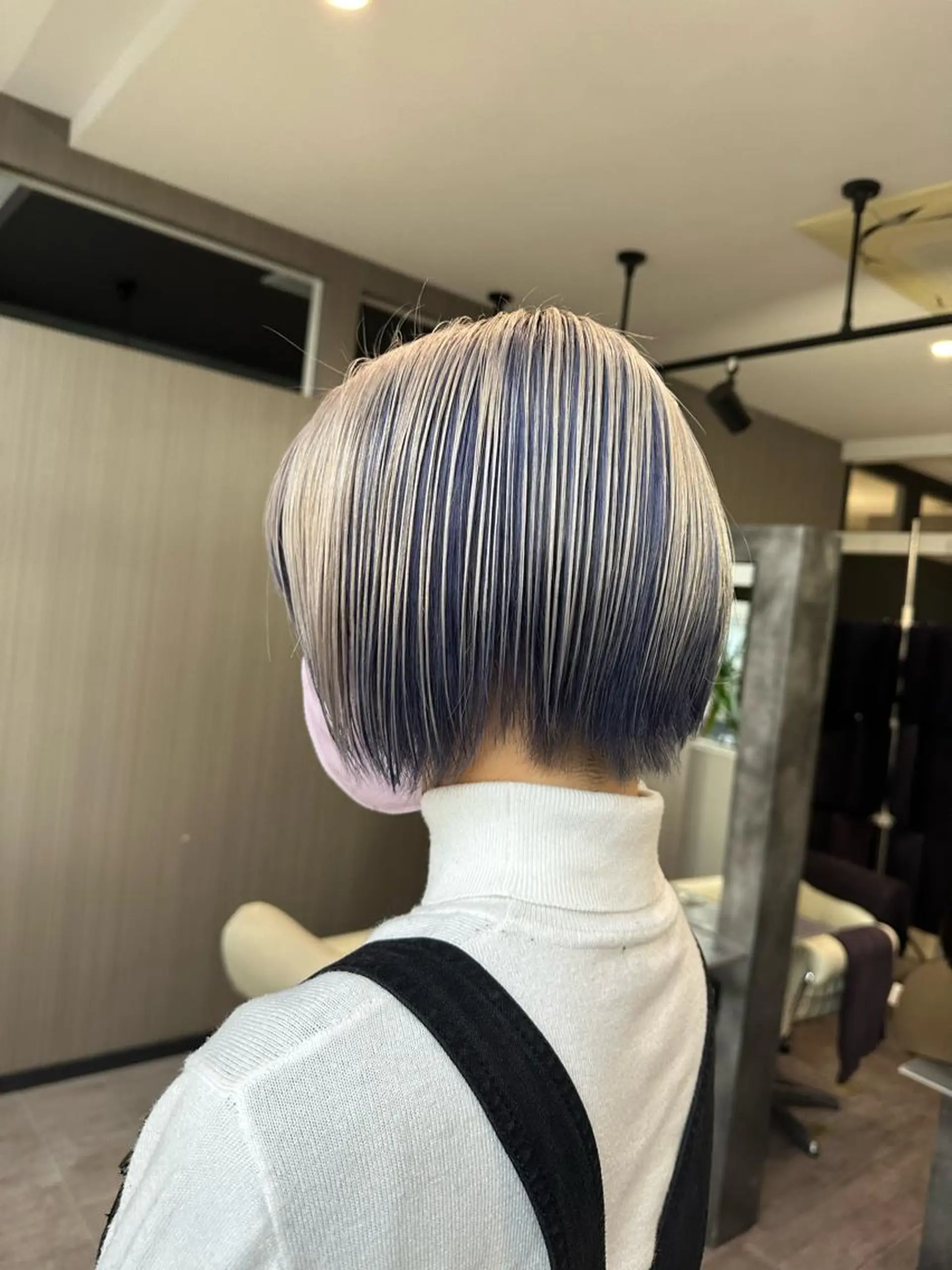 ショート カラー be flot所属・髪質改善/大阪守口市 🐣Ria‪🐣のヘアスタイル