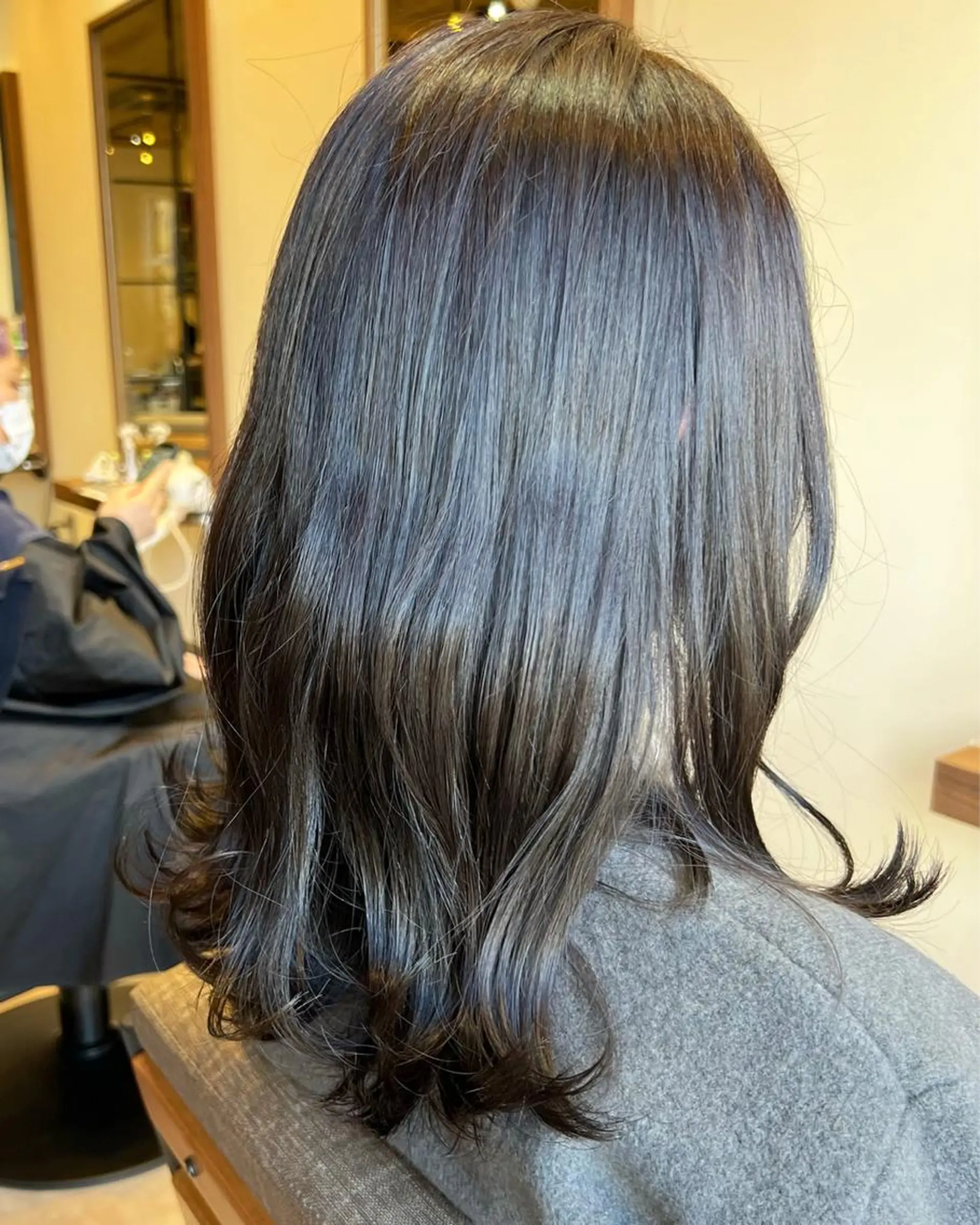 ミディアム カラー ヘアカラー トリートメント ヘアセット 名古屋/髪質改善/ 透明感SHIZUKAのヘアスタイル