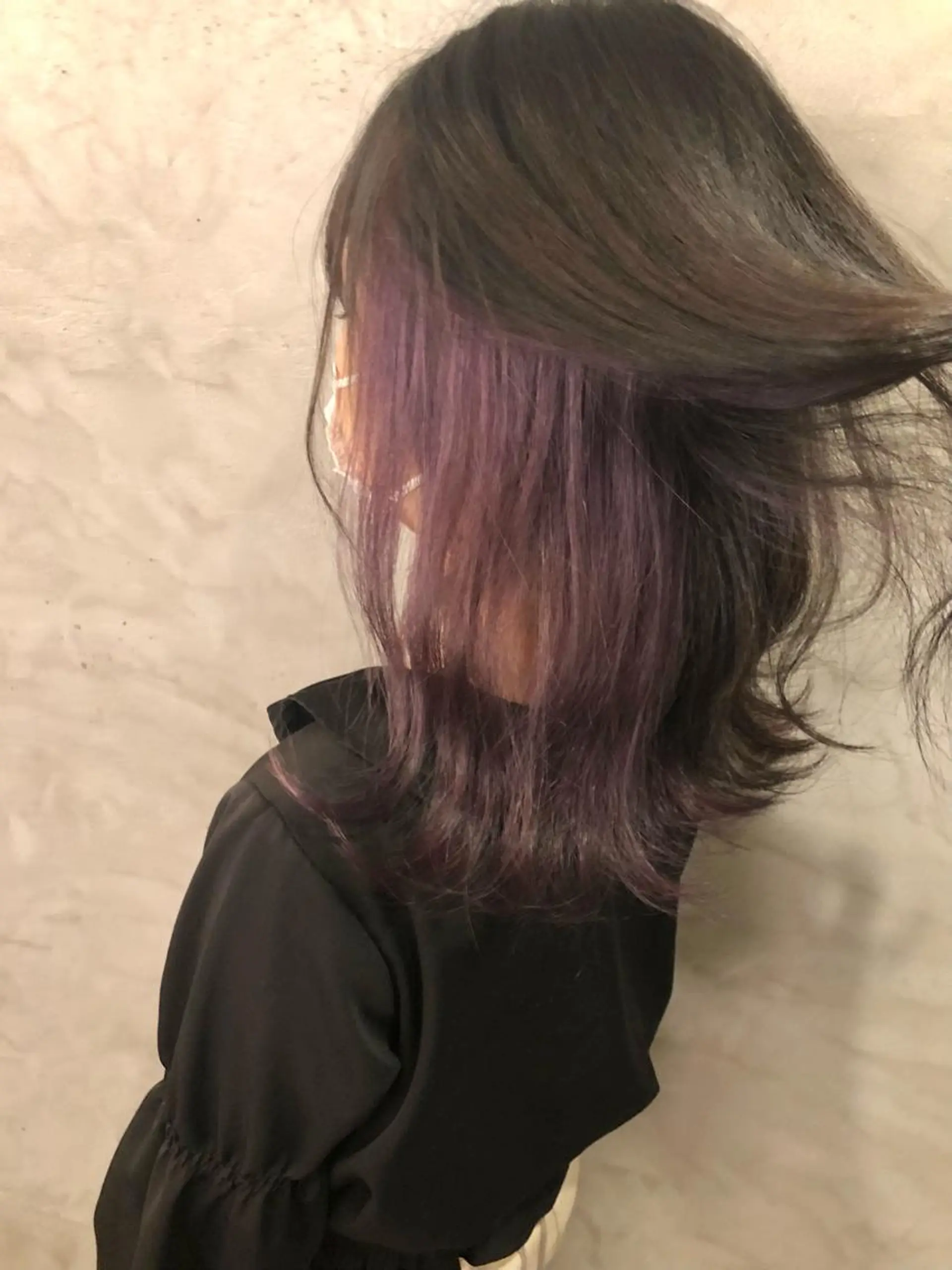 カラー ラベンダーカラー ヘアカラー FUJINO RYOのヘアスタイル