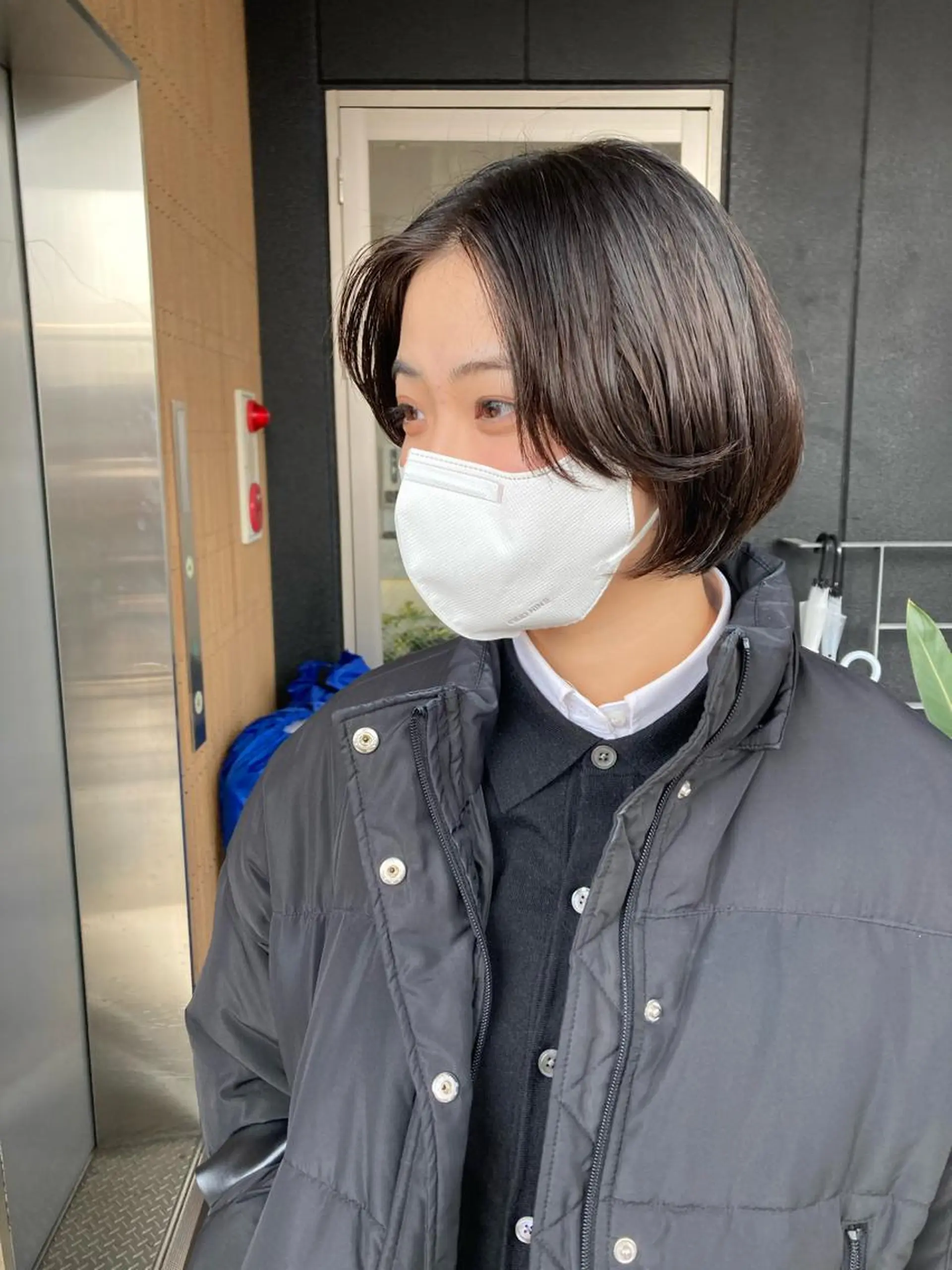 ミディアム パーマ Izumi所属・ヨシアキ/パーマ/ ウルフ/ボブ/メンズのヘアスタイル