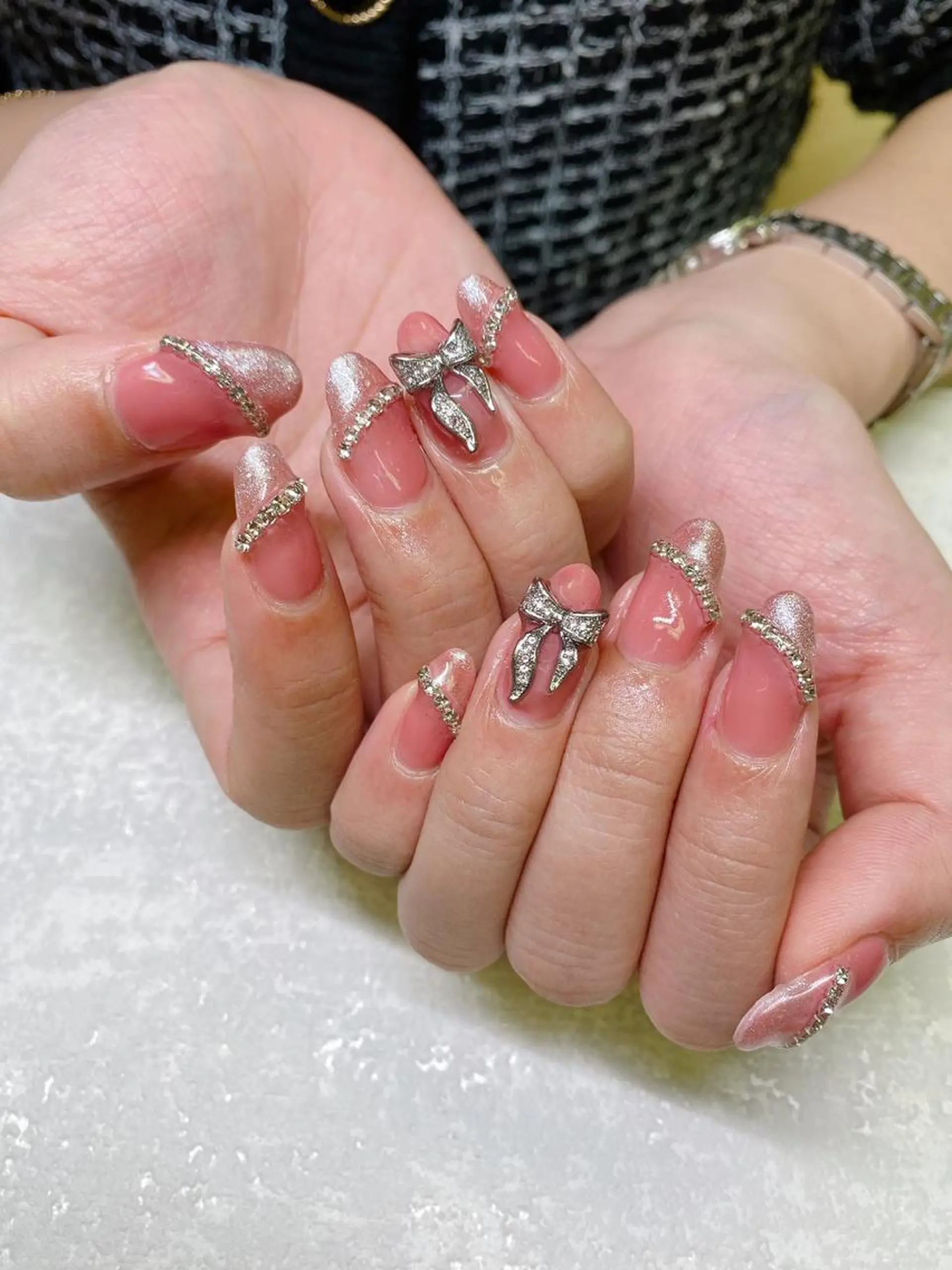 ミディアム ハンドネイル JNA認定講師🌸 RIEのネイルデザイン