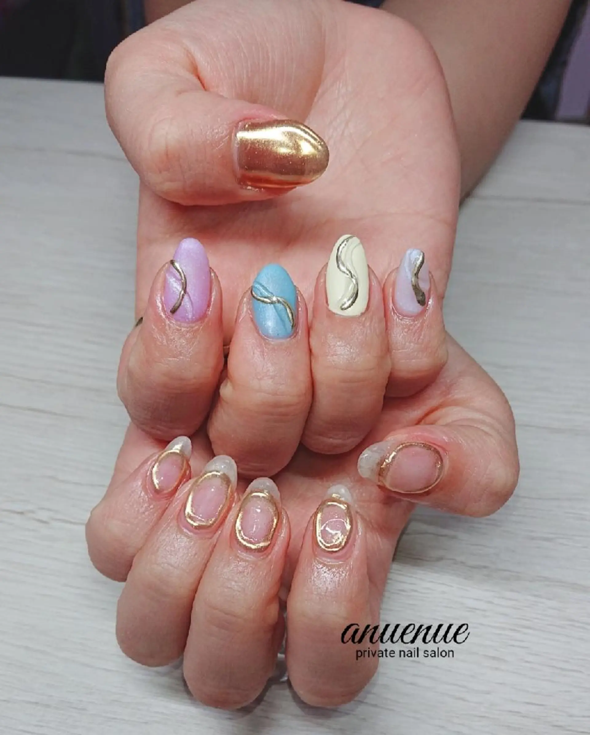 ネイル ハンドネイル ハンドケア anuenu eのネイルデザイン