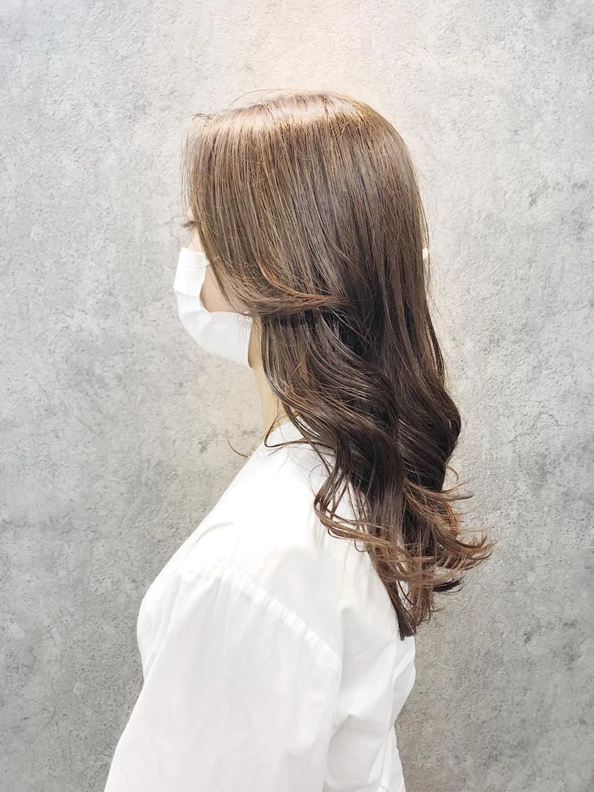 セミロング カット ヘアカラー トリートメント 所渉/韓国レイヤー /ウルフカットのヘアスタイル