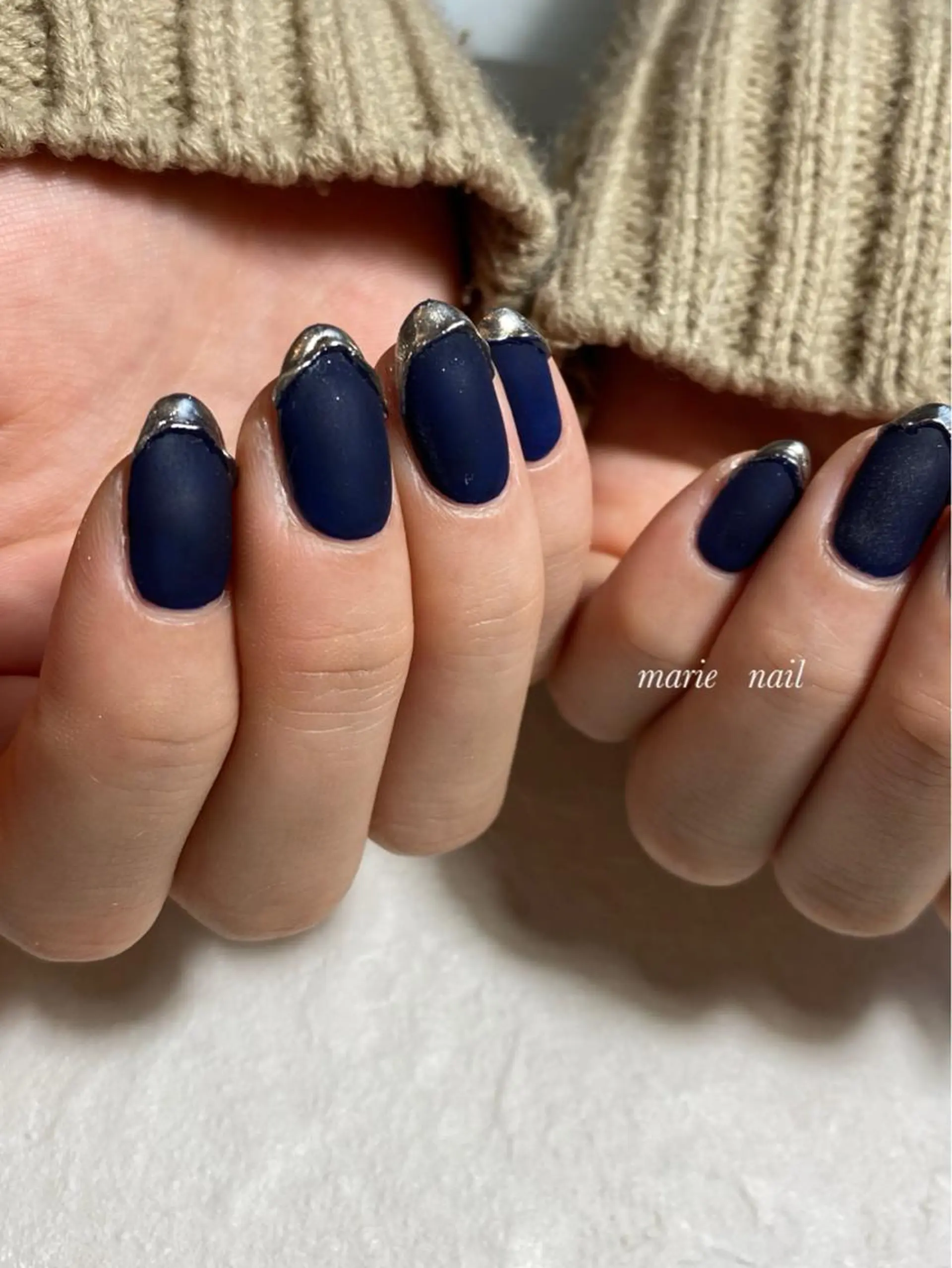 ネイル フレンチネイル marie nailのネイルデザイン