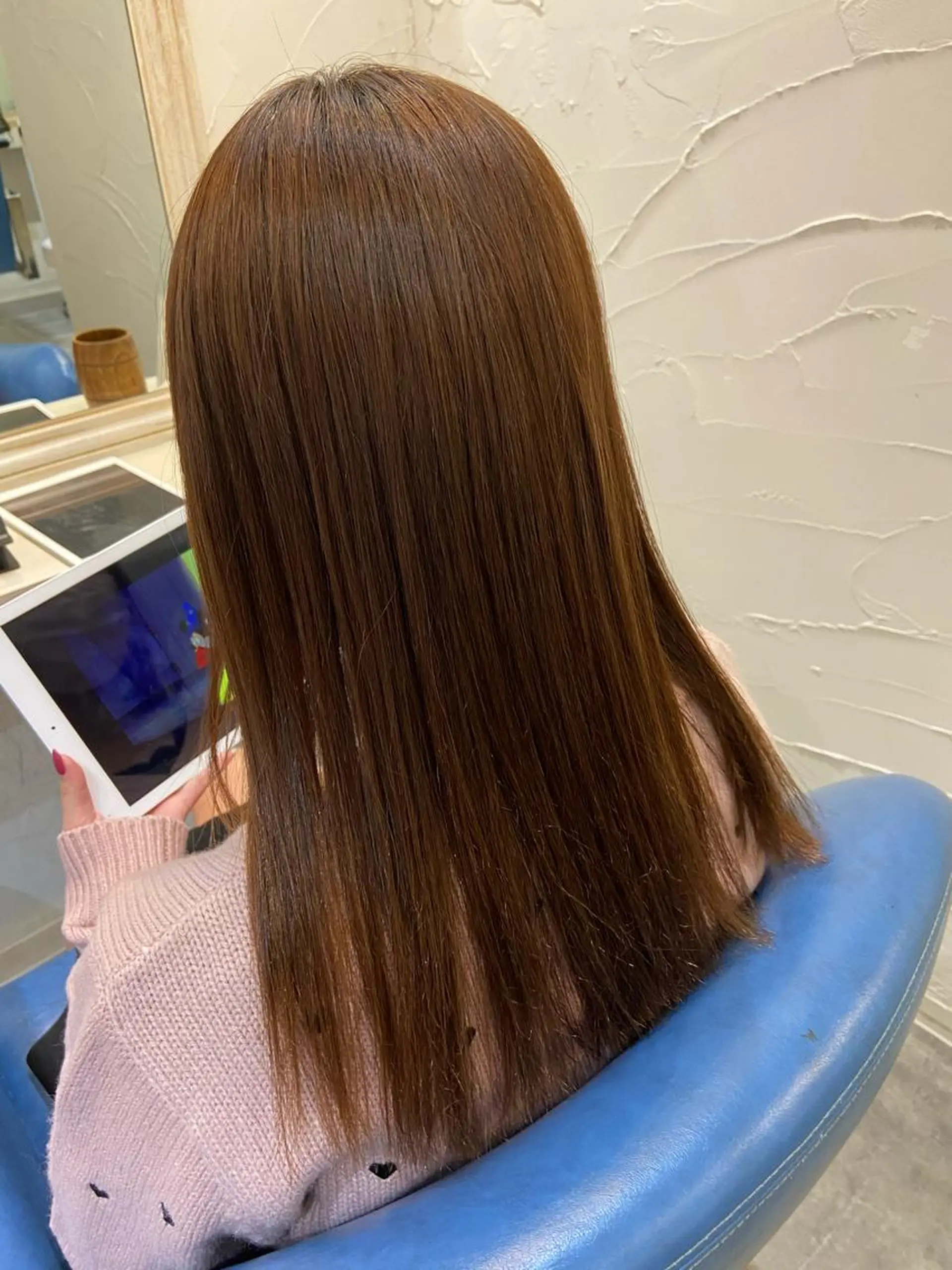 セミロング 縮毛矯正 縮毛矯正 ♥️ルフ🐒 ミレイ♥️のヘアスタイル