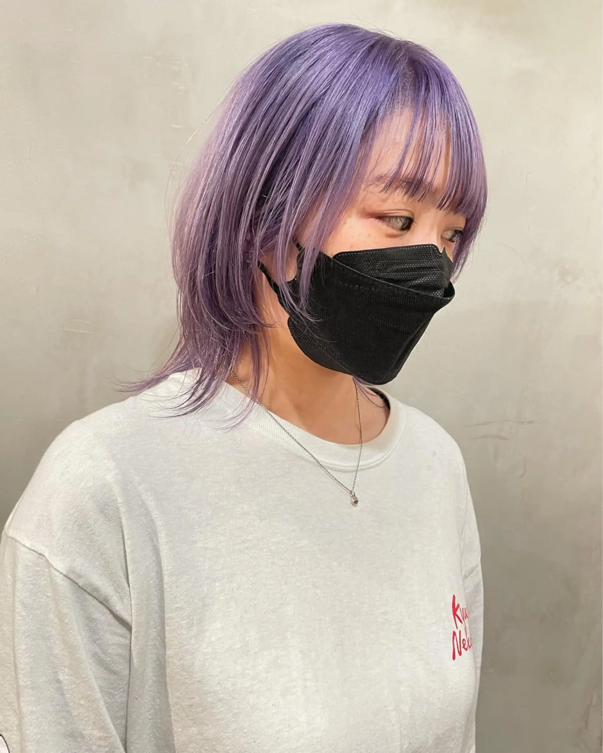 ミディアム カラー ヘアカラー トリートメント 優 作のヘアスタイル