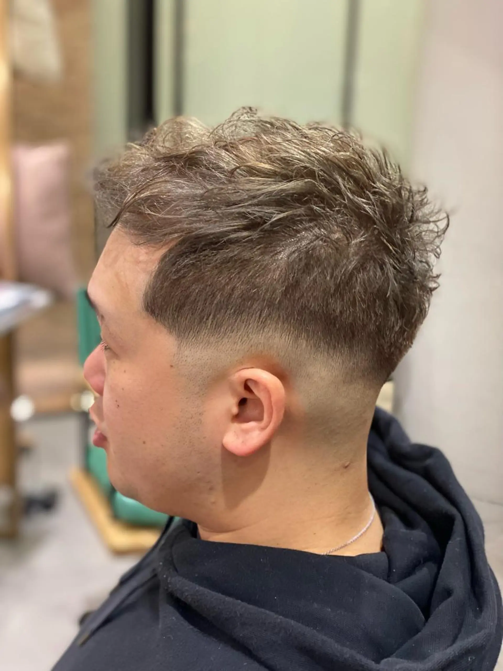 ショート カラー パーマ メンズ カット ヘアカラー ヘッドスパ unopulir 茶屋町店所属・unopulir 景山 凌のヘアスタイル