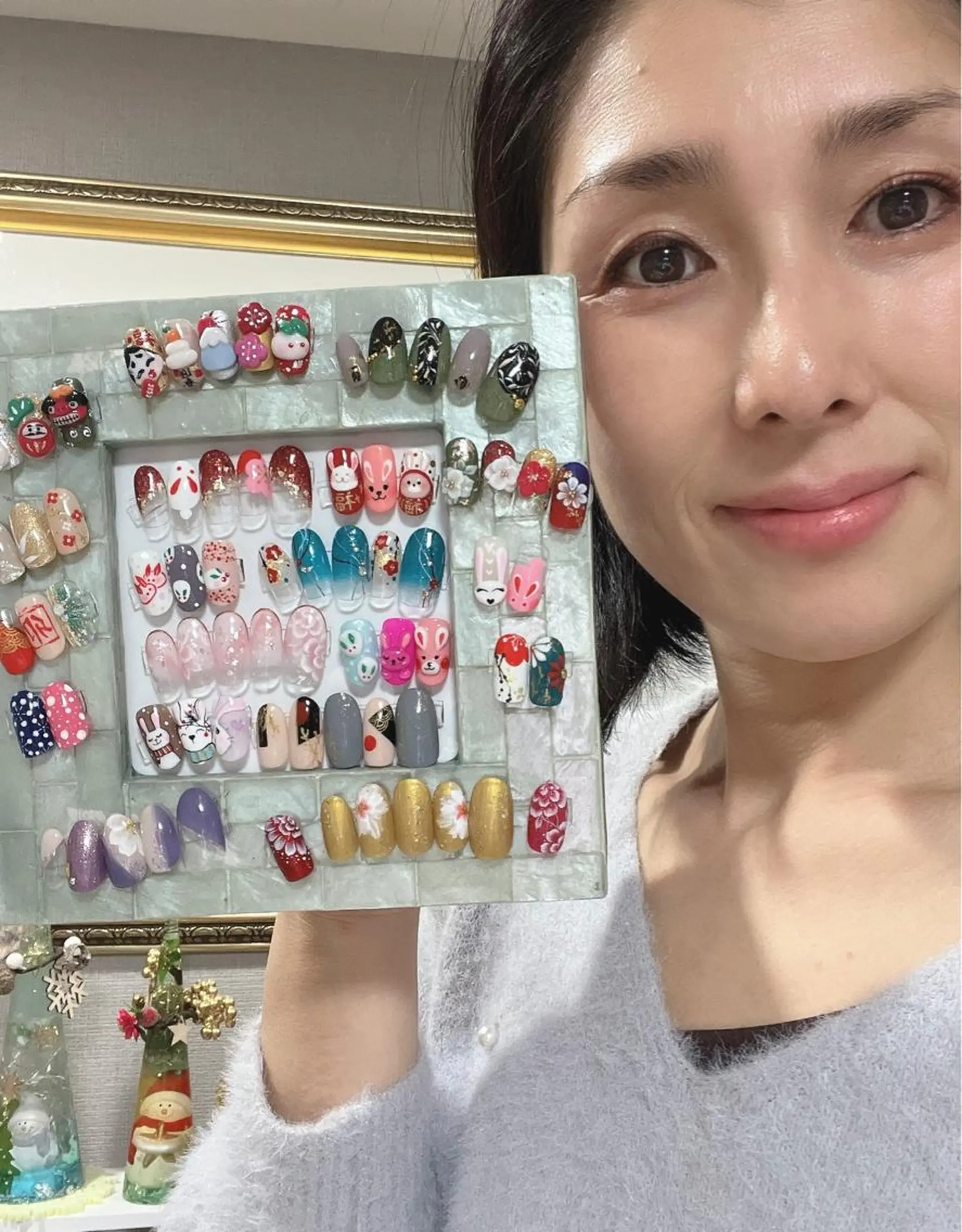ネイル アートネイル ジェルネイル パラジェル nail Haniel所属・半蔵門サロンハニエル 魅神 ちよのネイルデザイン