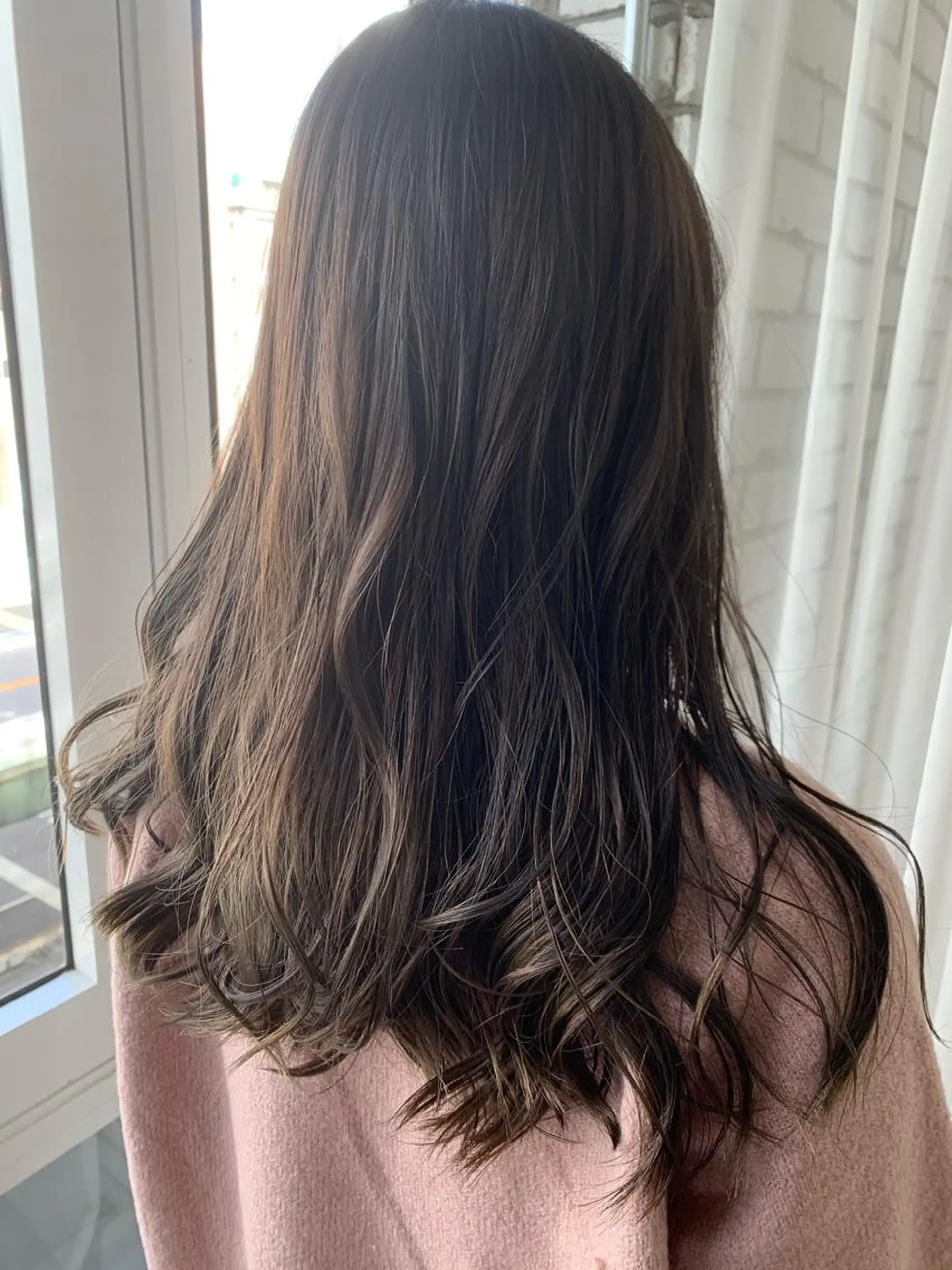 ロング カラー ブラウンカラー ココアブラウン トリートメント ヘアカラー トリートメント LUXBE LUCE那覇イオン店所属・LUXBE LUCEのヘアスタイル