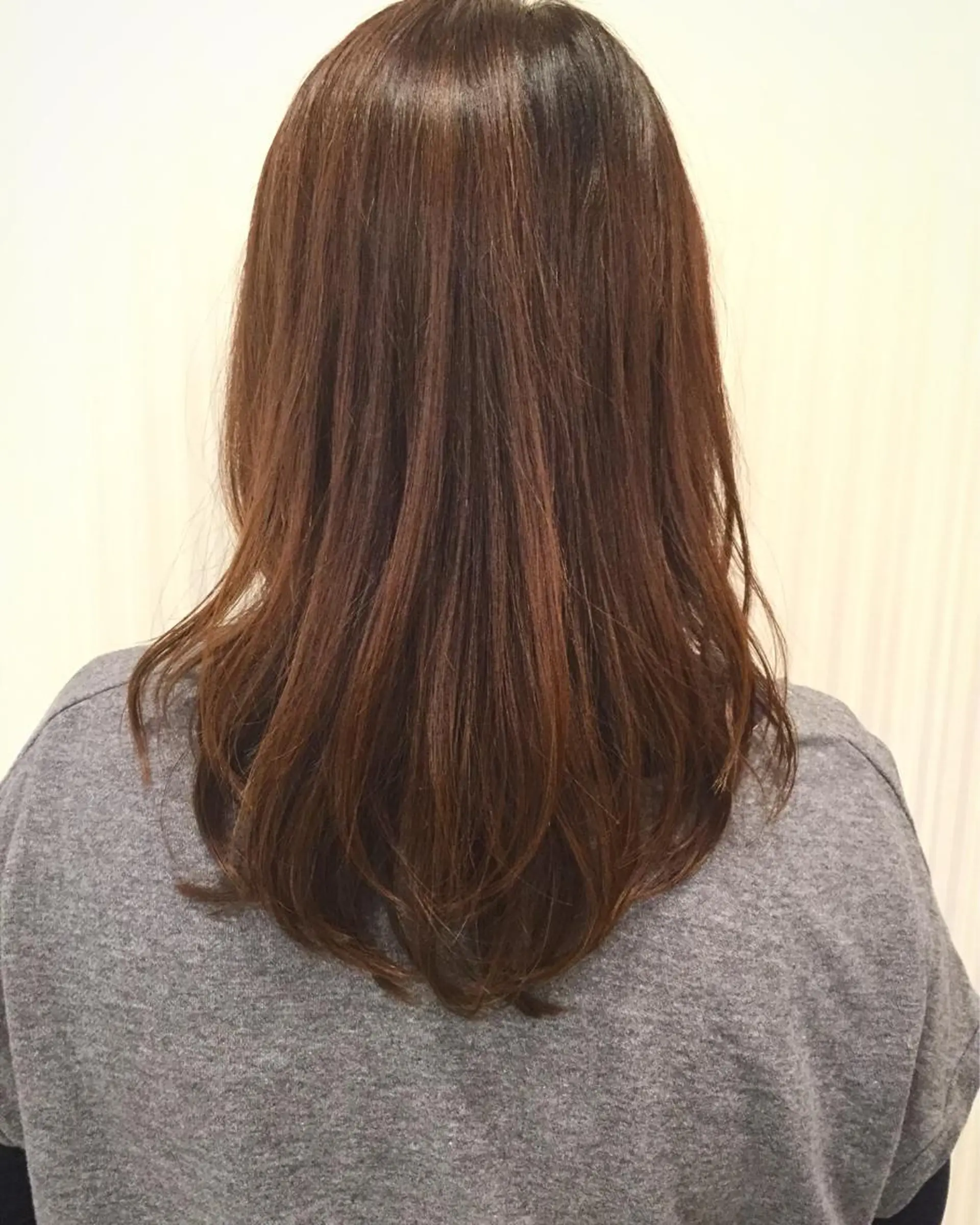 ロング カラー ブラウンカラー ナチュラルブラウン 中川 拓弥のヘアスタイル