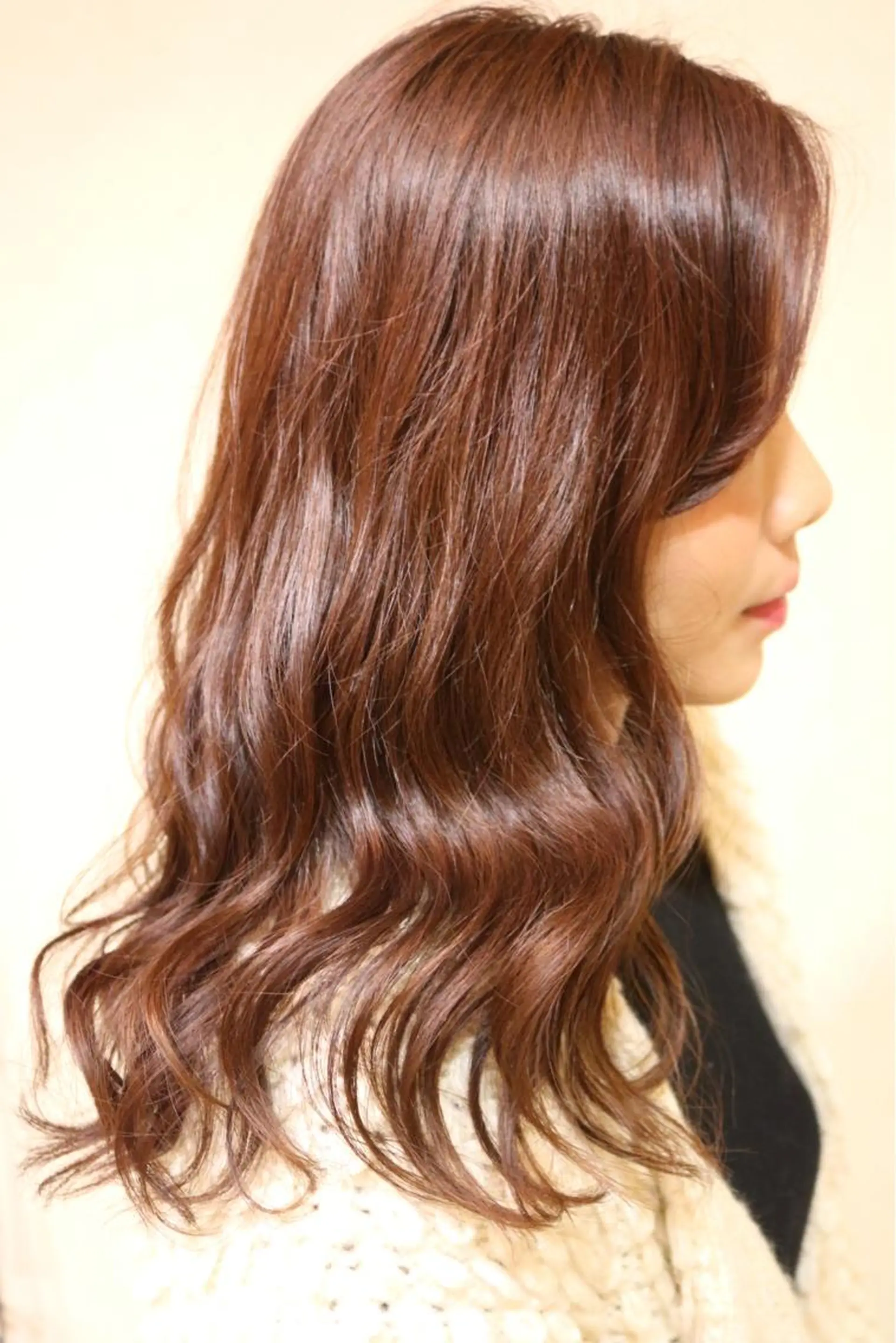 セミロング 田中 佐知のヘアスタイル