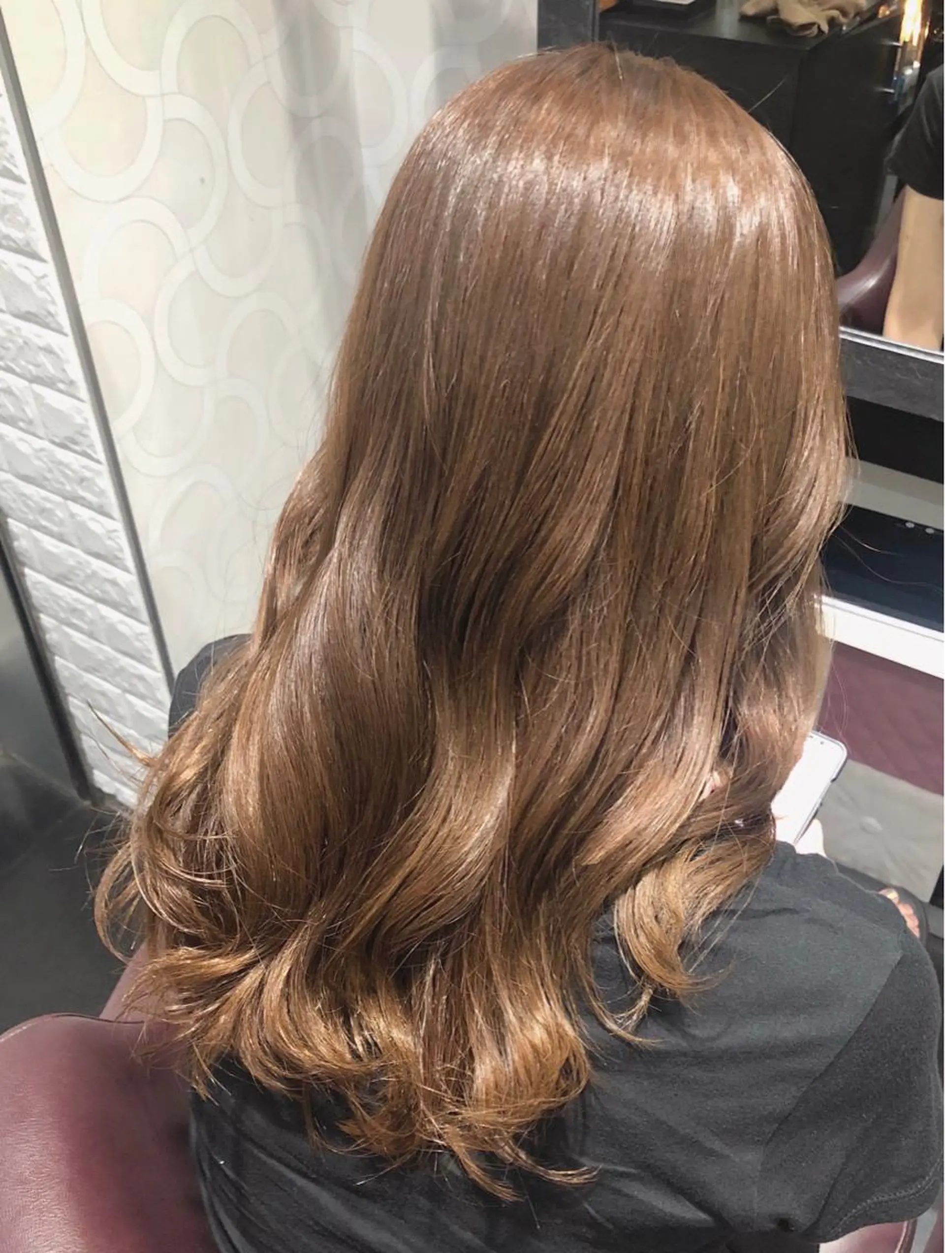 ロング カラー ベージュカラー ブリーチ ダブルカラー ブリーチなしカラー 艶髪モテヘア ♡tomimaのヘアスタイル