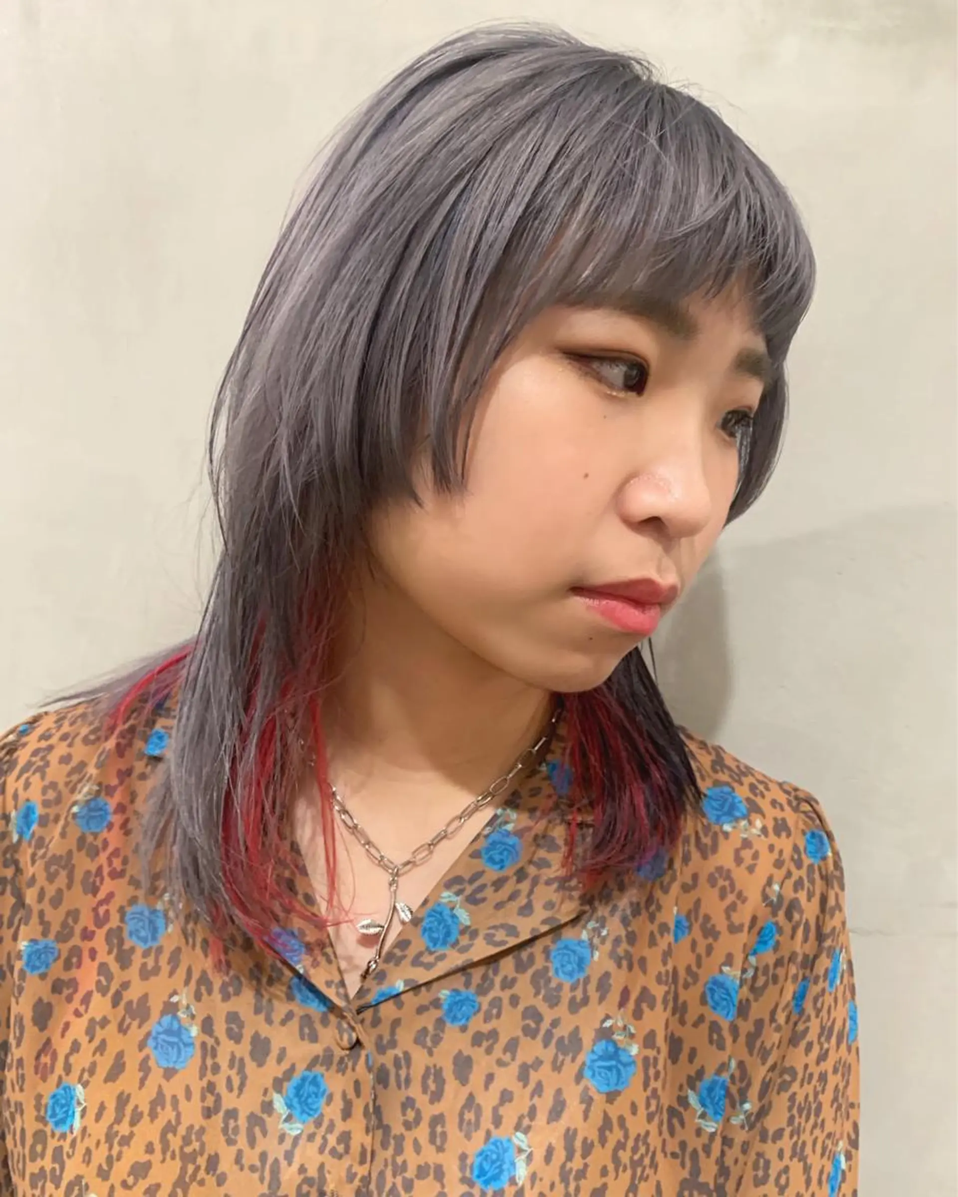 ミディアム カラー ヘアカラー トリートメント 優 作のヘアスタイル