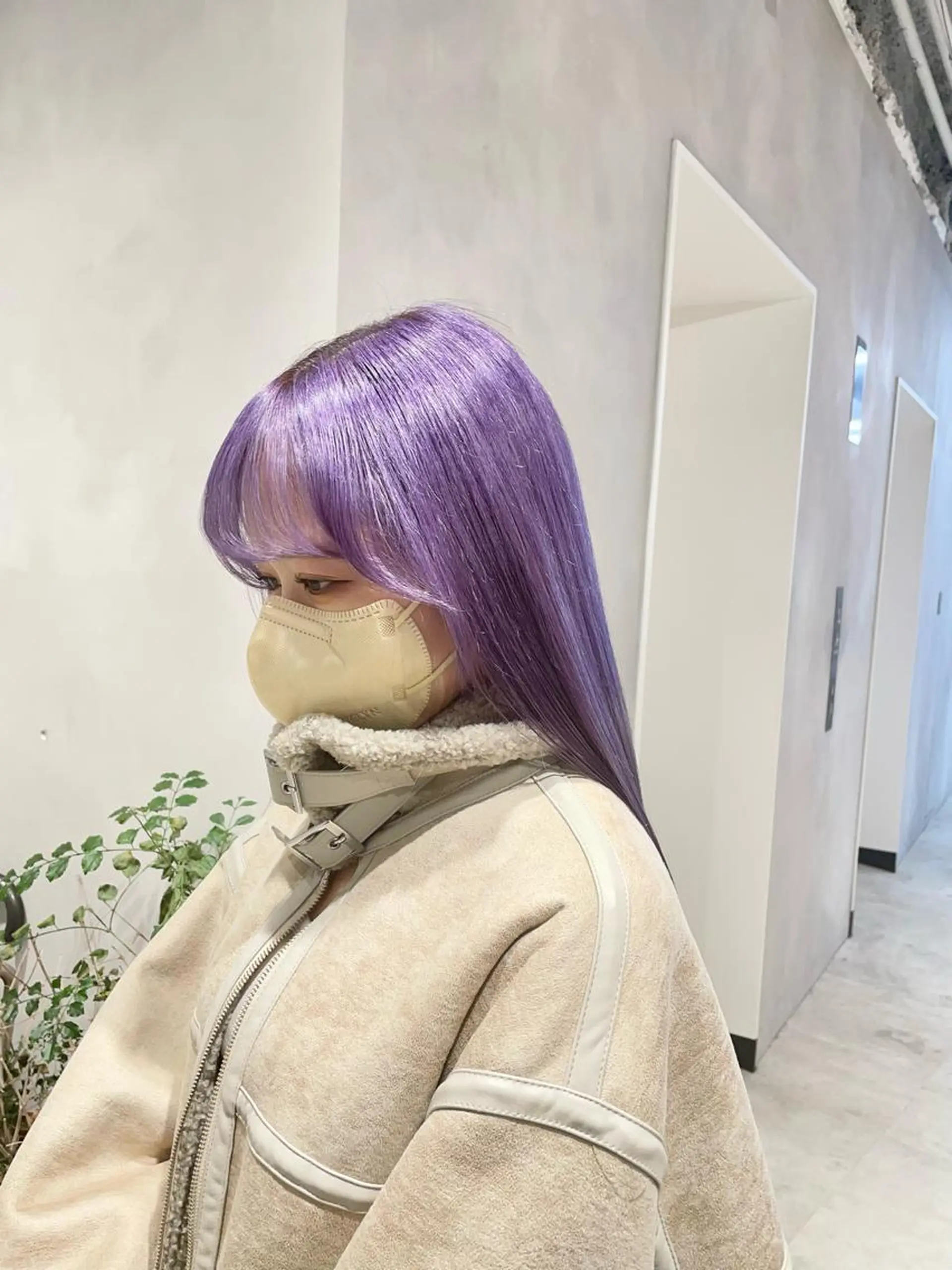 ロング カラー パープルカラー meme原宿所属・ブロンド・ハイトーン ／遠藤将太のヘアスタイル