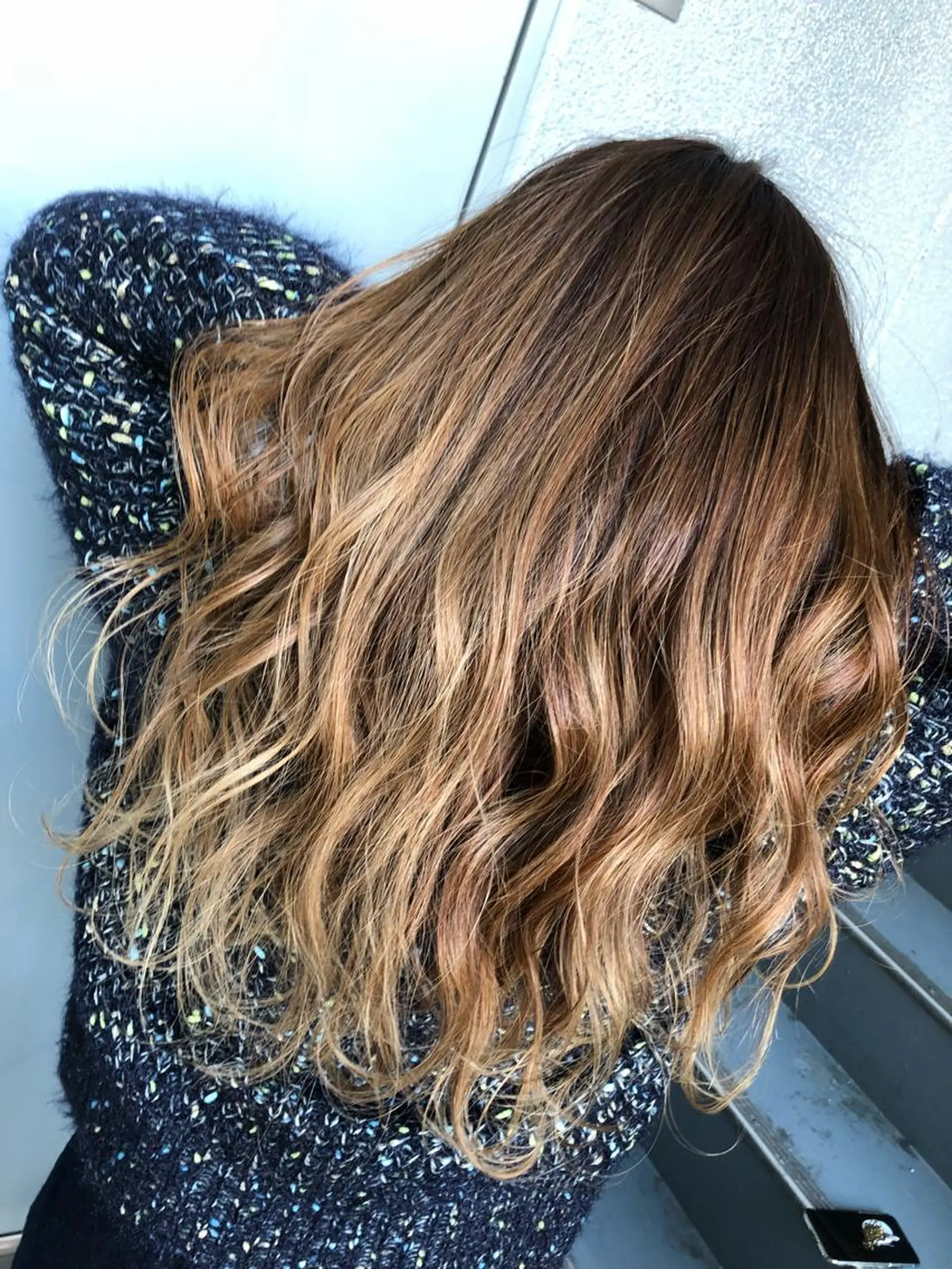 ロング カラー ベージュカラー グラデーションカラー ヘアカラー FERNA池袋所属・マンツーマン施術✂︎ 金田尚久🎨のヘアスタイル