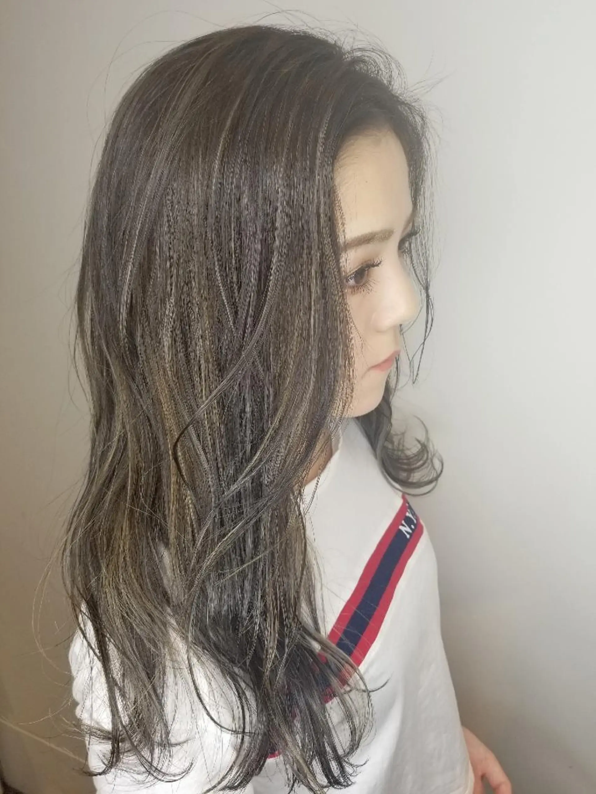 ロング カラー ハイライトカラー ハイライト シールエクステ♦️ レイヤー♦️福田晃大のヘアスタイル