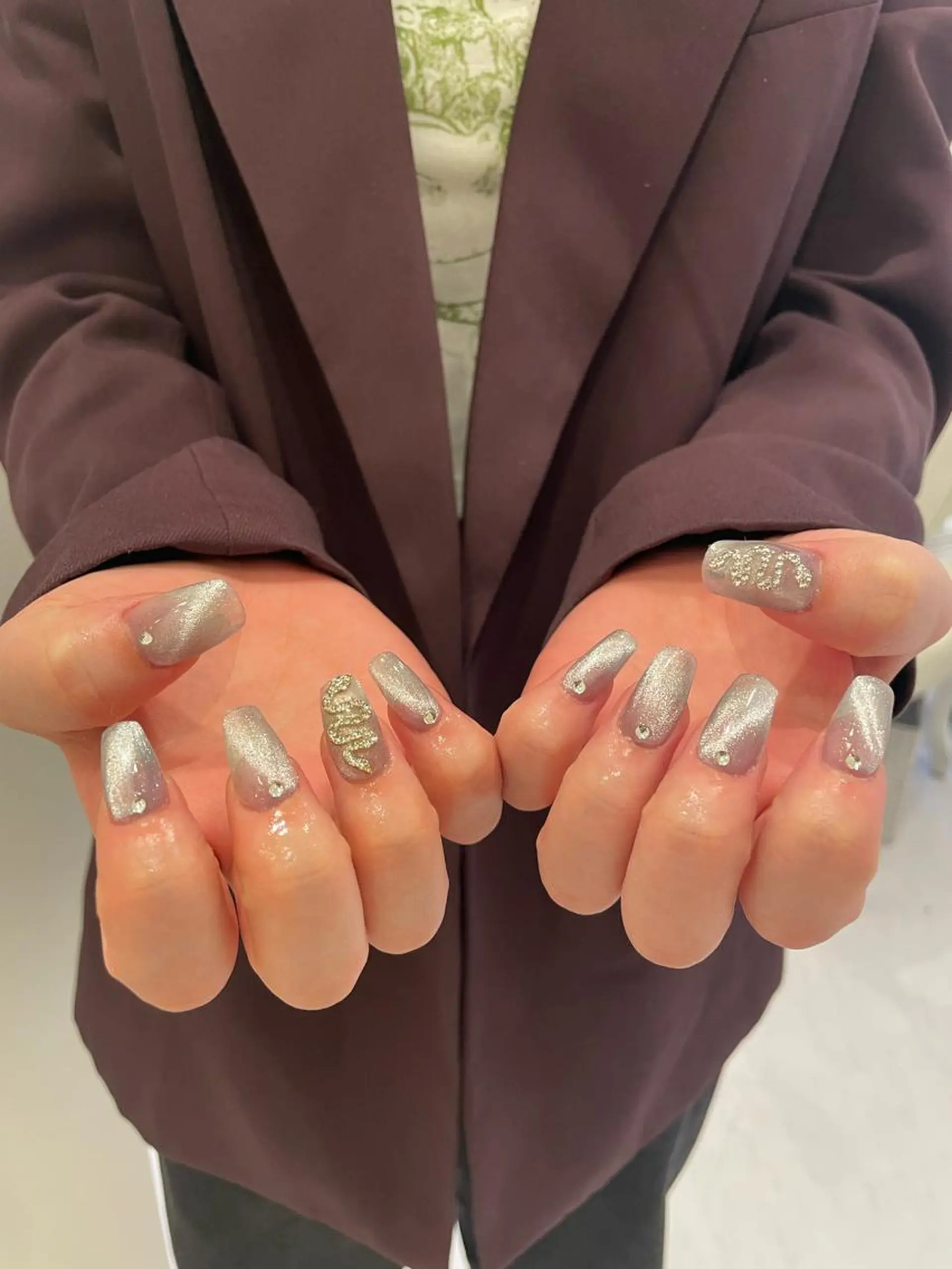 ネイル 束感まつ毛/ネイル/ LED♥KIRARAのマツエク・マツパデザイン