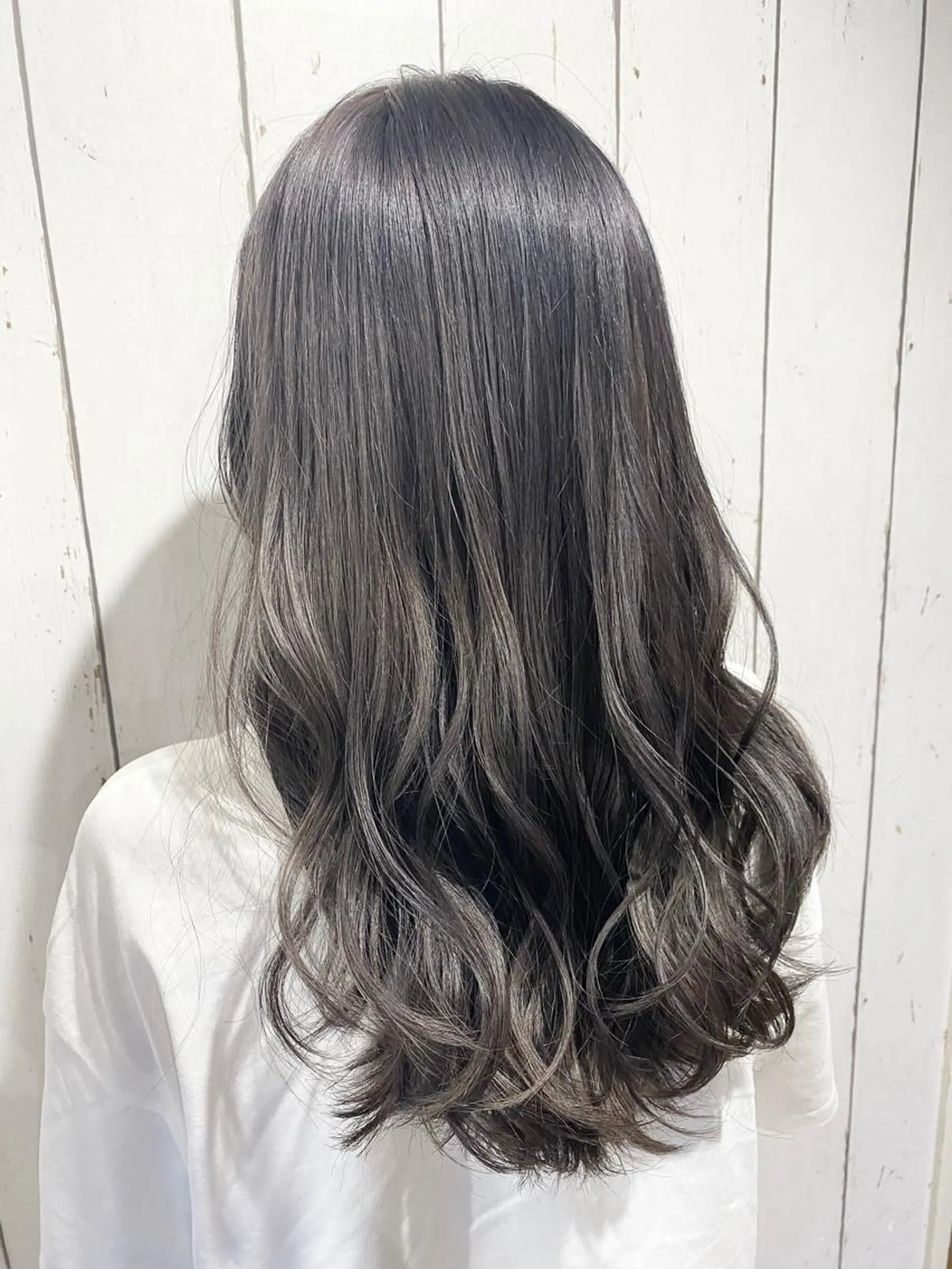ミディアム カラー パーマ ヘアアレンジ アディクシーカラー アッシュ バレイヤージュ ベージュカラー ブリーチ カット ヘアカラー RecheRche【池袋】所属・👑指名率No.1 👑坂口飛翔のヘアスタイル