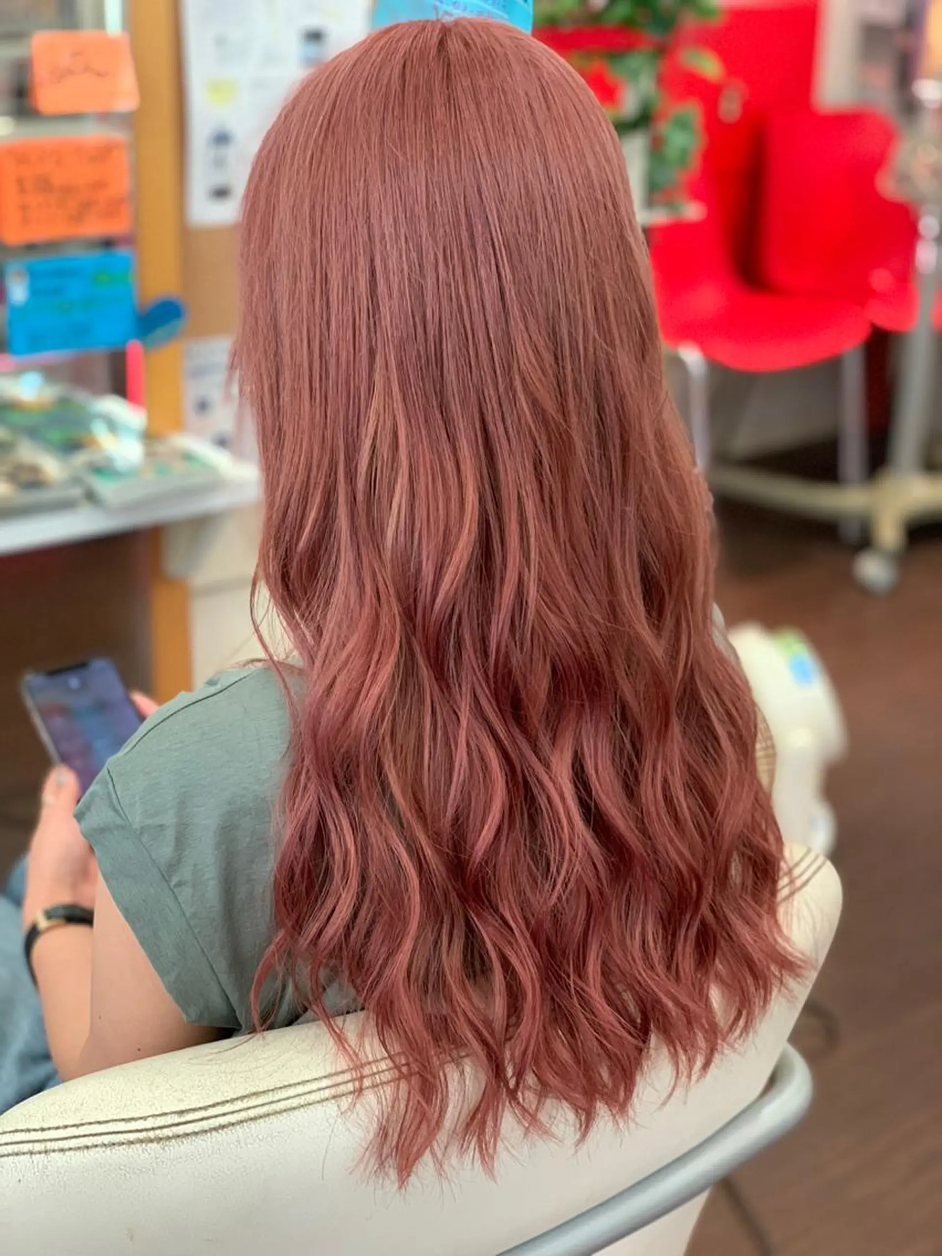 ロング カラー ヘアカラー たけい ゆうきのヘアスタイル