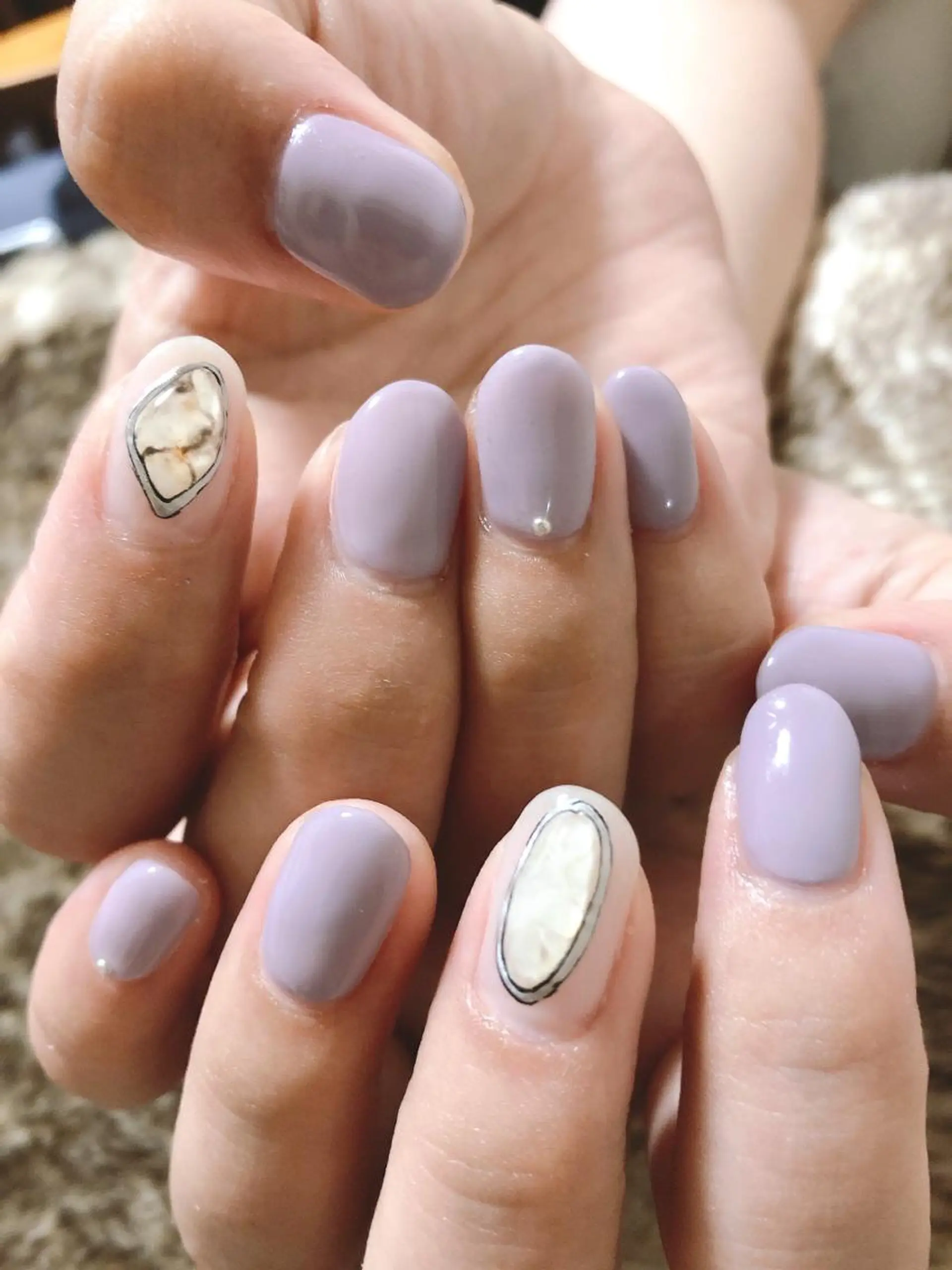 ネイル シンプルネイル kiki nail 二子玉川のネイルデザイン