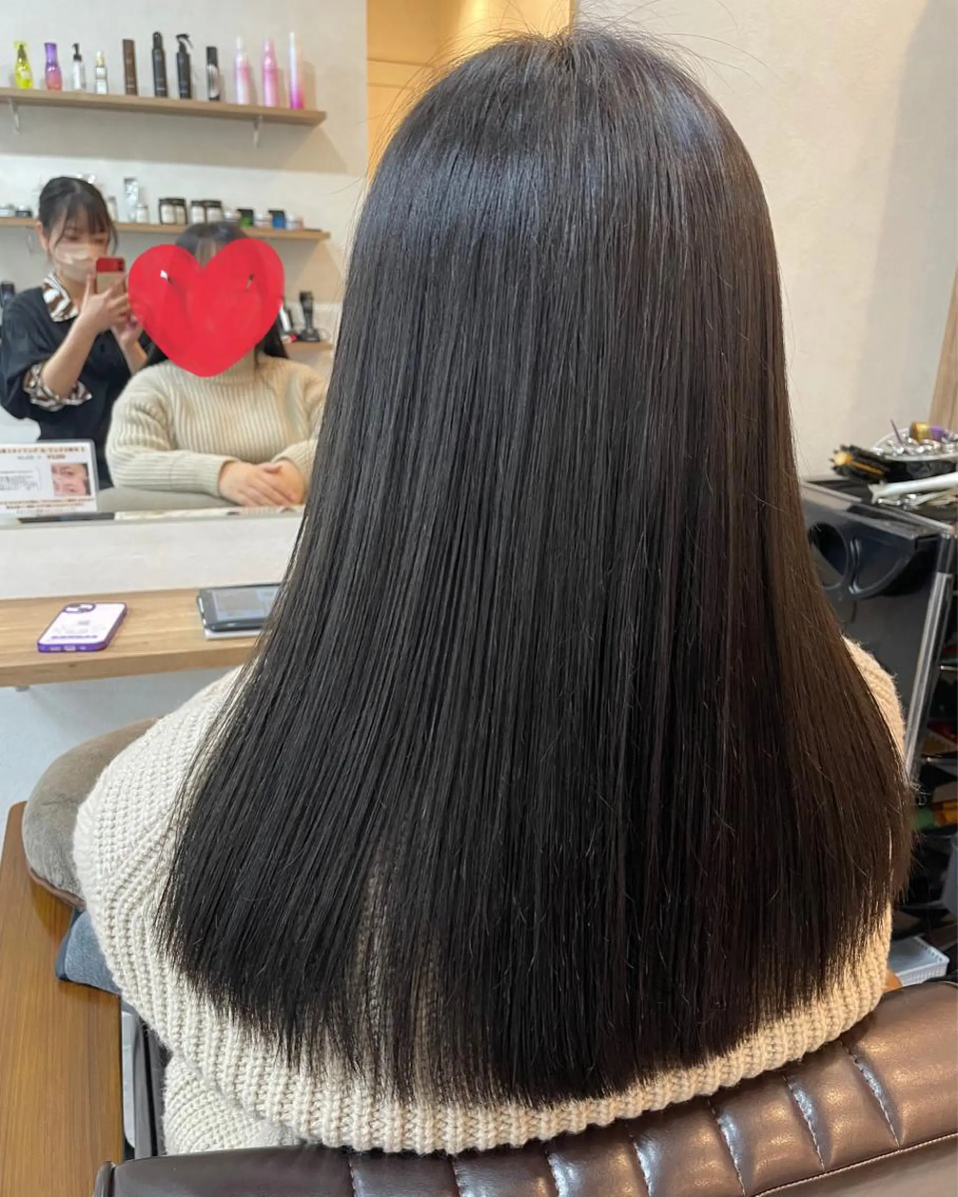 ロング 淡中 円花のヘアスタイル