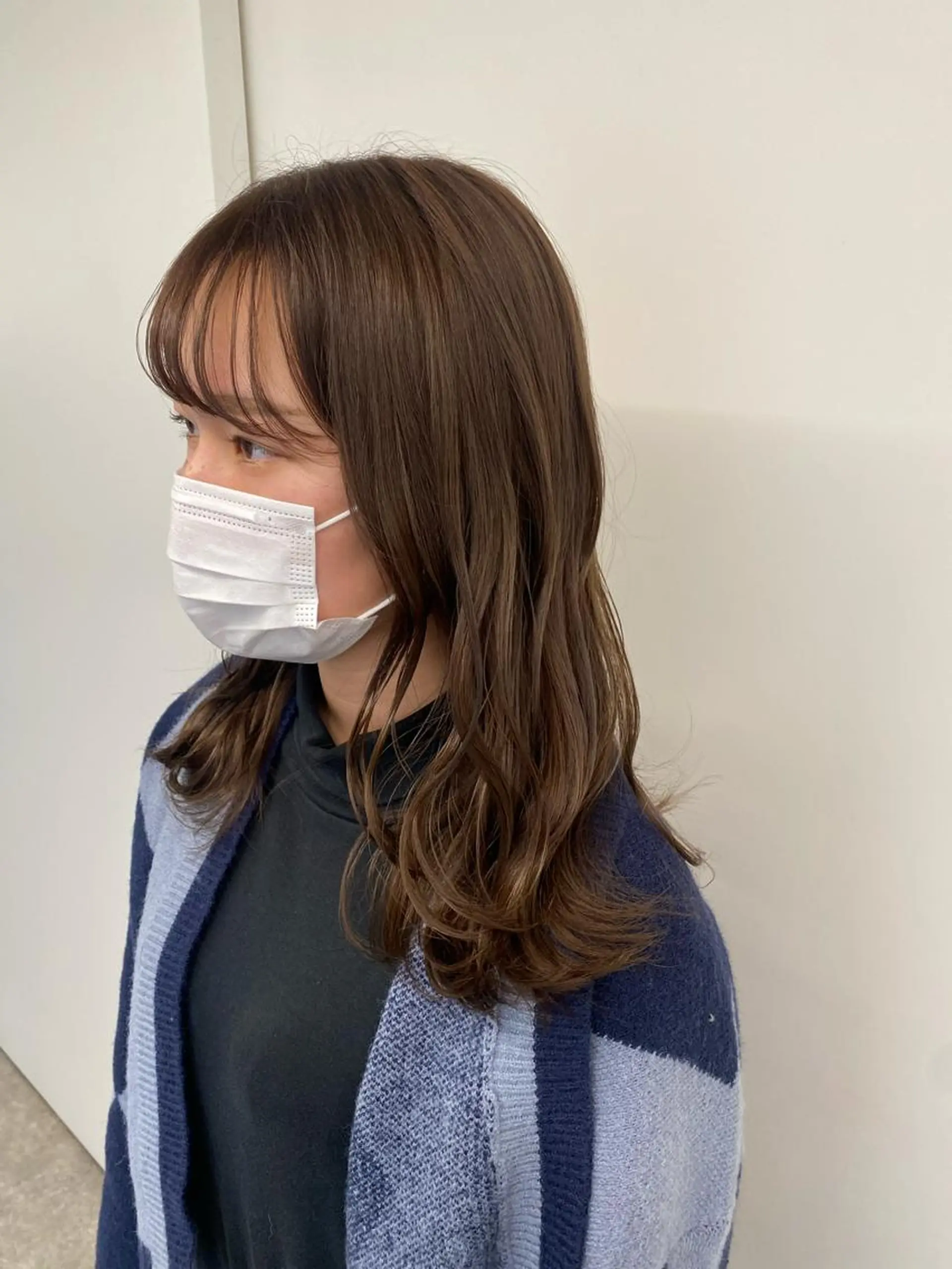 ミディアム カラー ヘアアレンジ ブラウンカラー ナチュラルブラウン ヘアカラー ボブ /ニュアンス/ satomi🧸💖のヘアスタイル