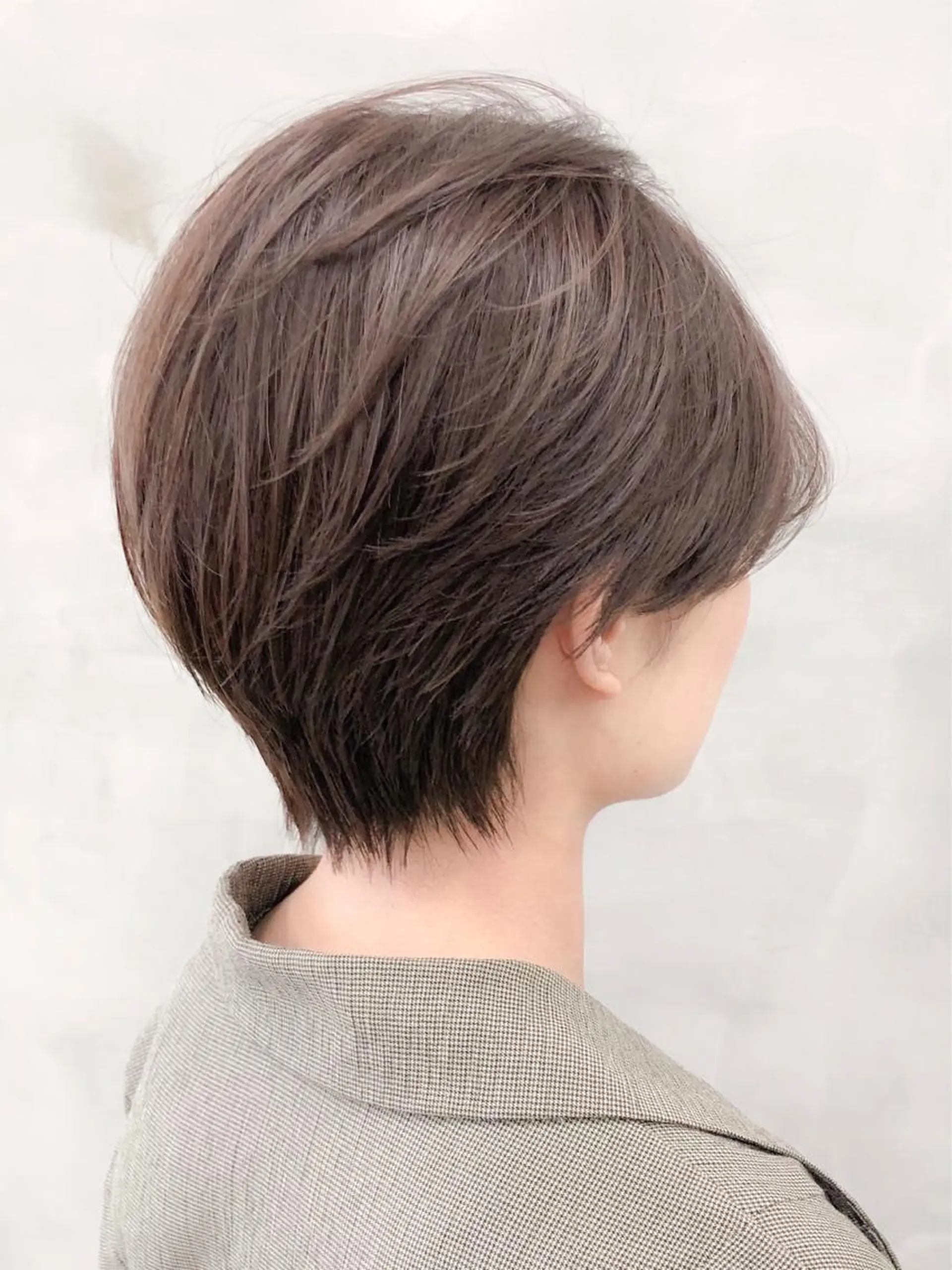 ショート カラー グレージュ ショートヘア カット ヘアカラー トリートメント ショート・ボブ 徳竹淳一のヘアスタイル