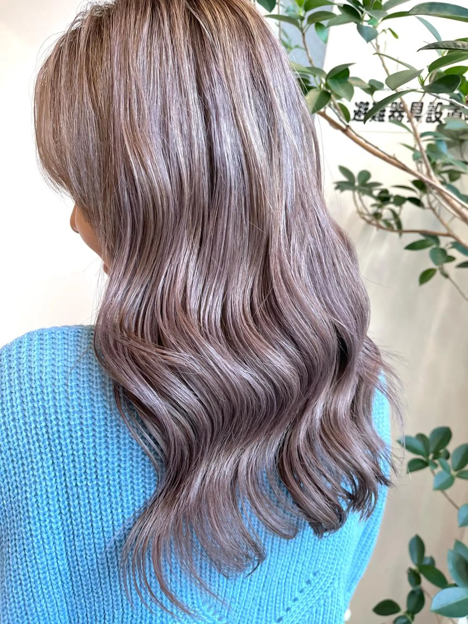 ロング カラー パーマ Riposo.所属・✨似合わせカラー✨ 奈須晴香のヘアスタイル