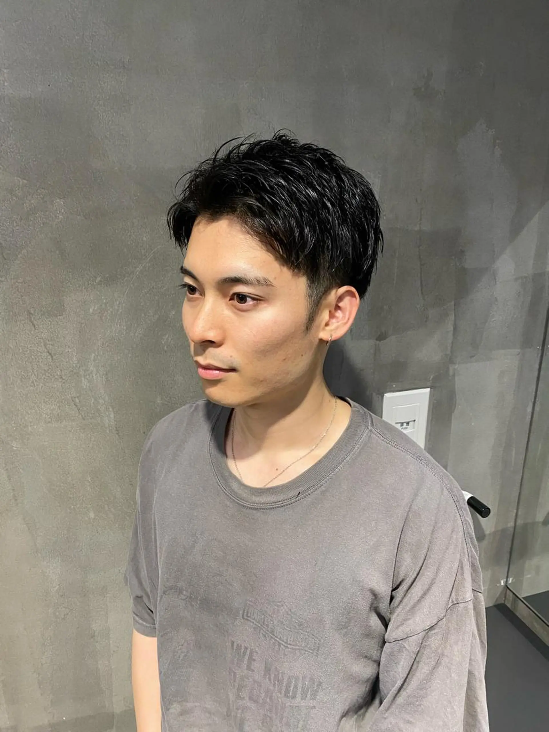 ショート メンズ カット ヘッドスパ Agu hair lore沼館店所属・八戸パーマ/メンズパ ーマ/シンゴ。のヘアスタイル