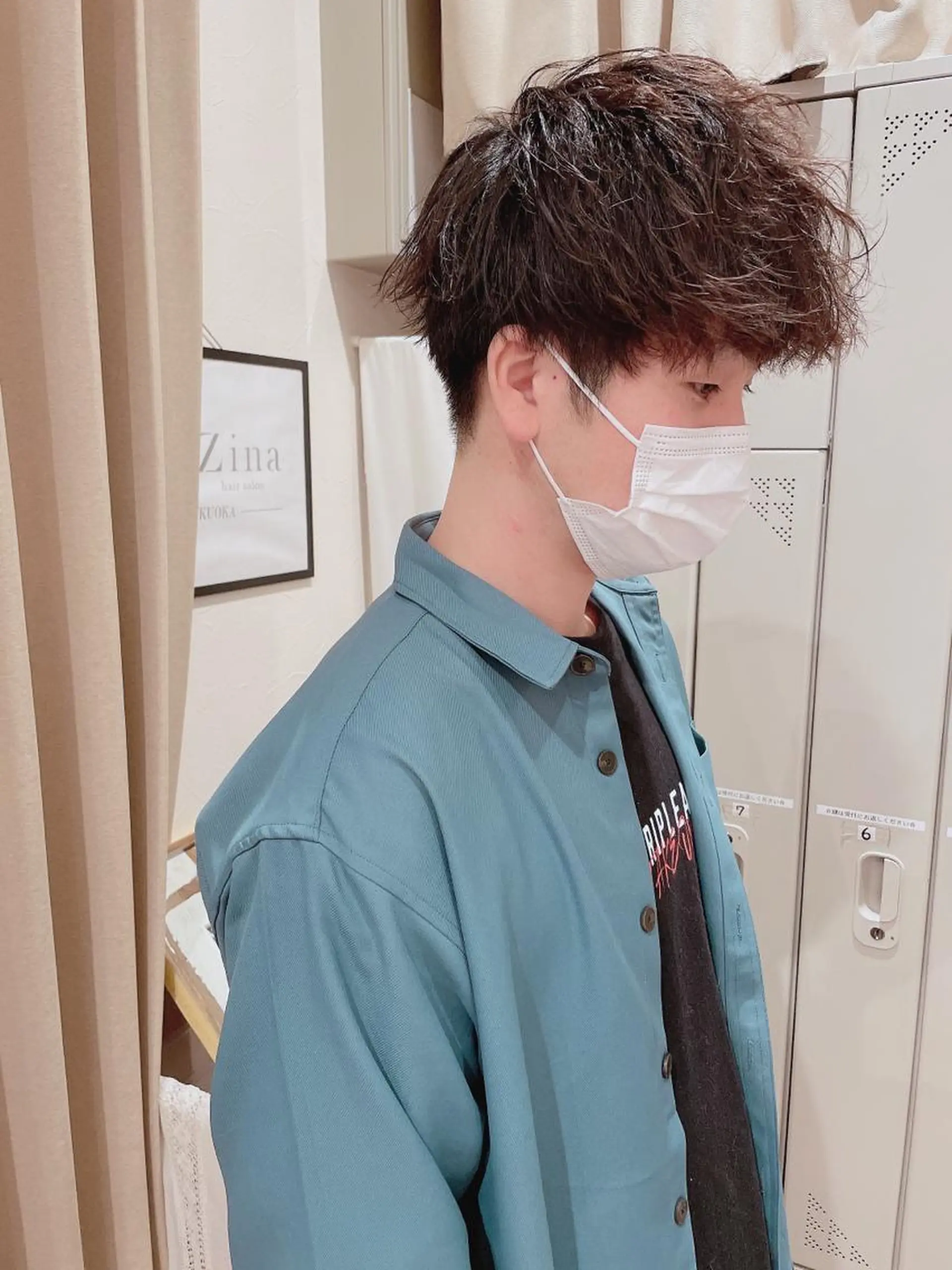 ショート パーマ ヘアアレンジ メンズ メンズZina代表 田端 麗治のヘアスタイル