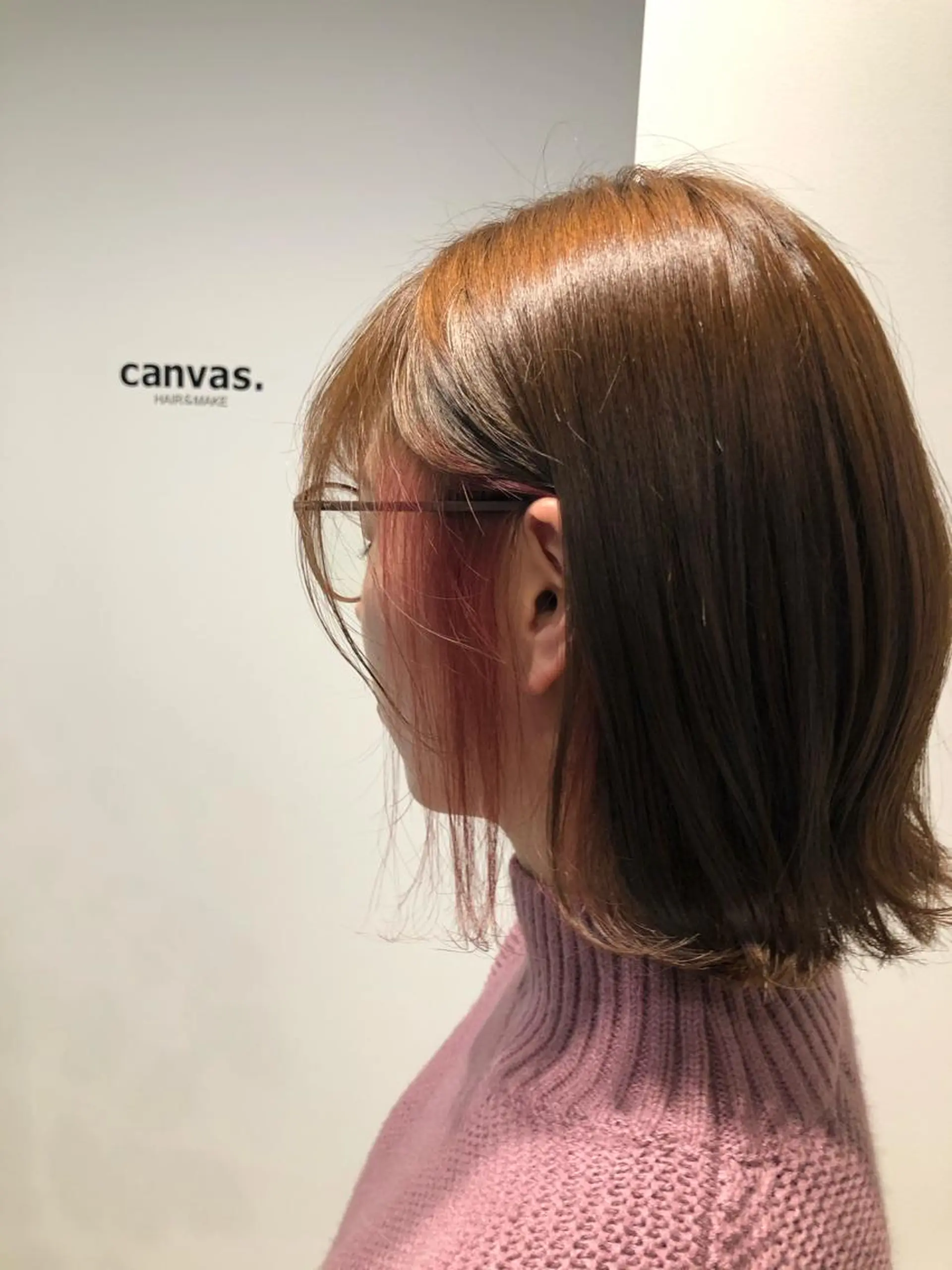 ミディアム カット ヘアカラー トリートメント ✨上品可愛い 垢抜けカラー/後藤✨のヘアスタイル