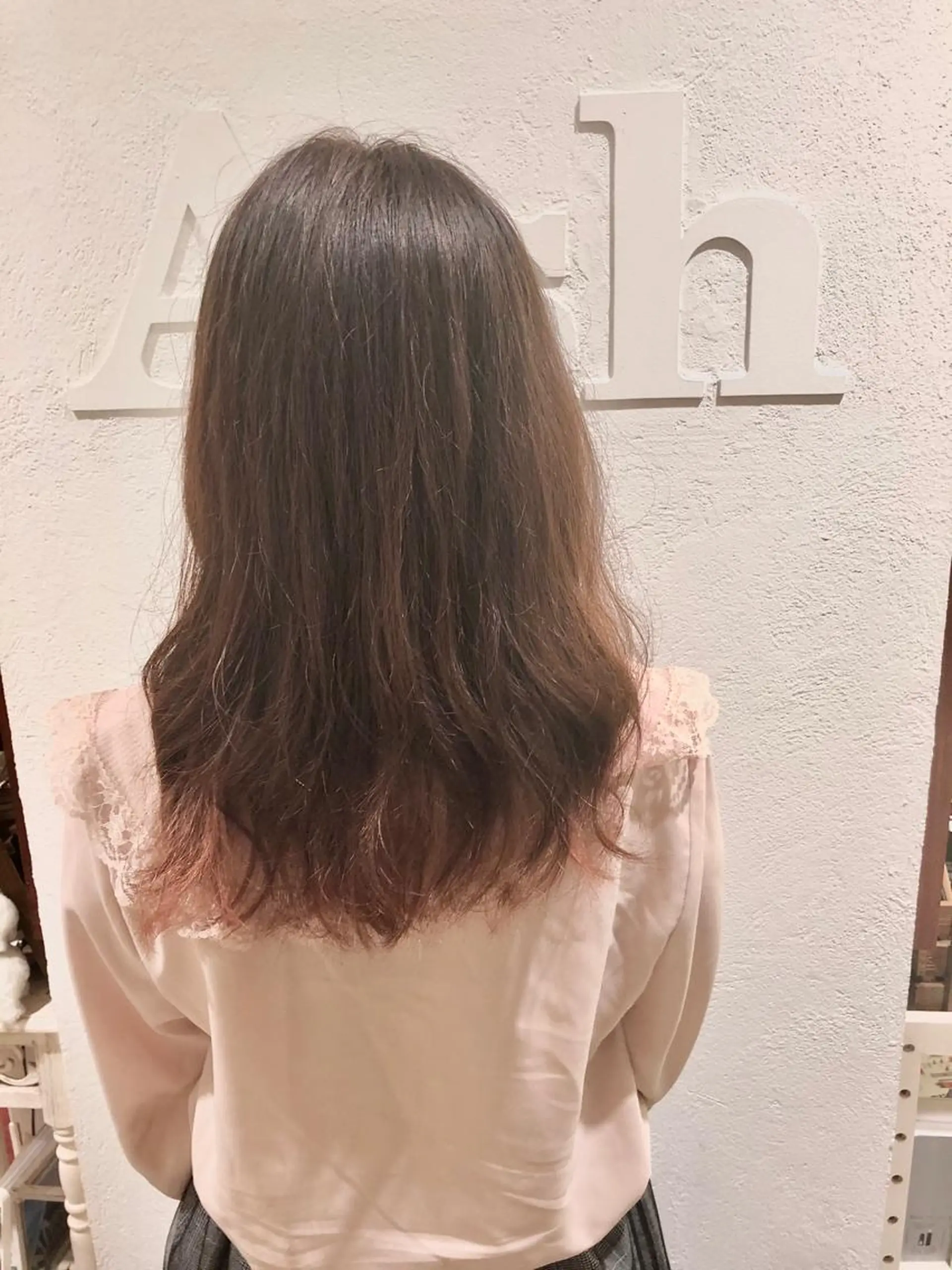 ロング パーマ デジタルパーマ カット✂︎カラー堀切 美里のヘアスタイル