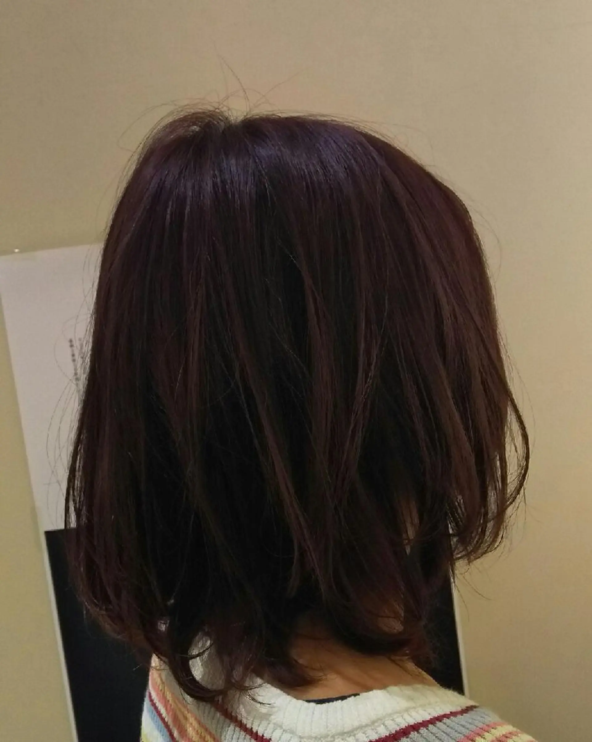 ミディアム カラー ピンクカラー バイオレットカラー SHAFT Ieiriのヘアスタイル