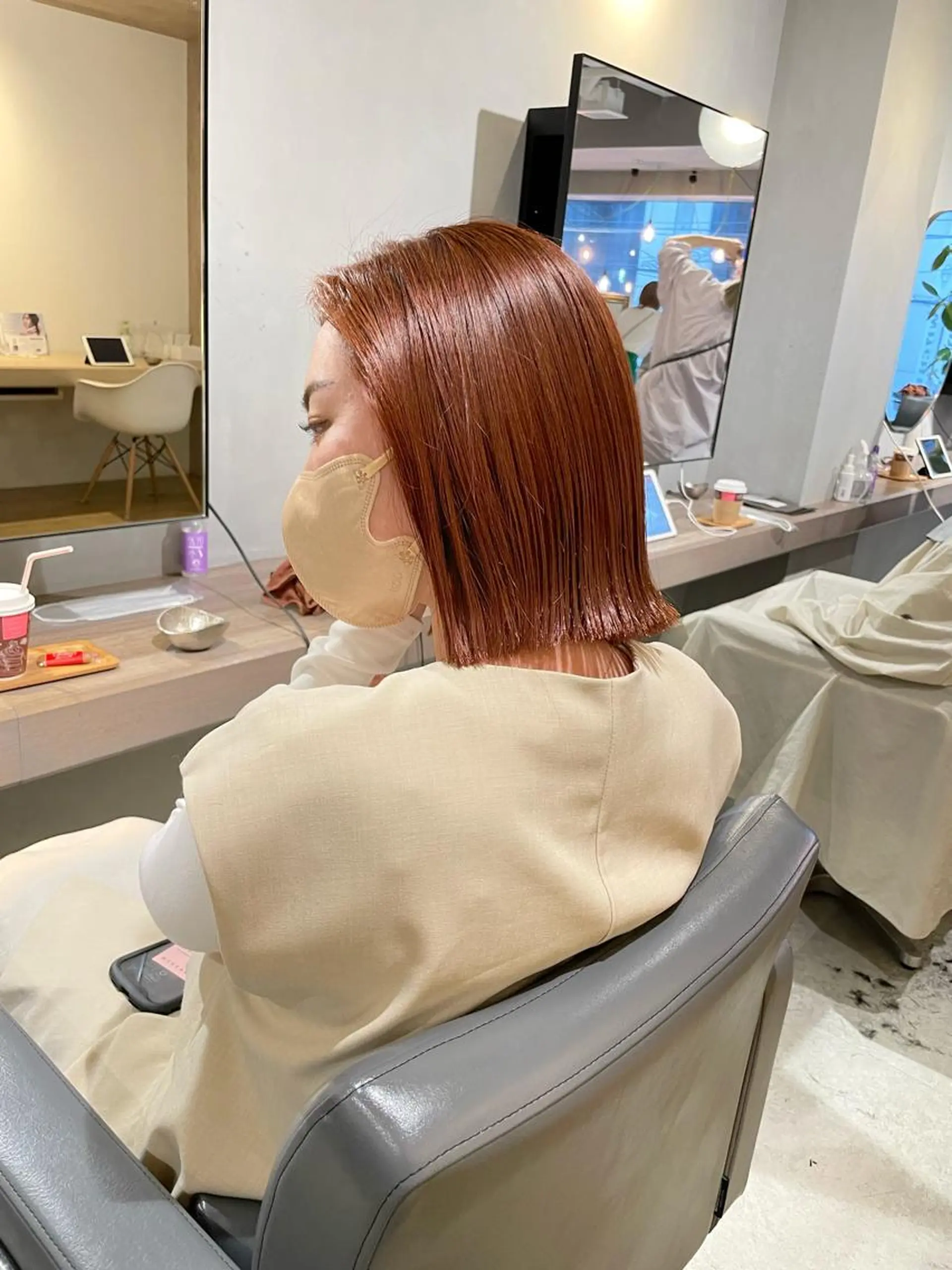 ショート カット ぱつっとボブ 古家 佑真のヘアスタイル