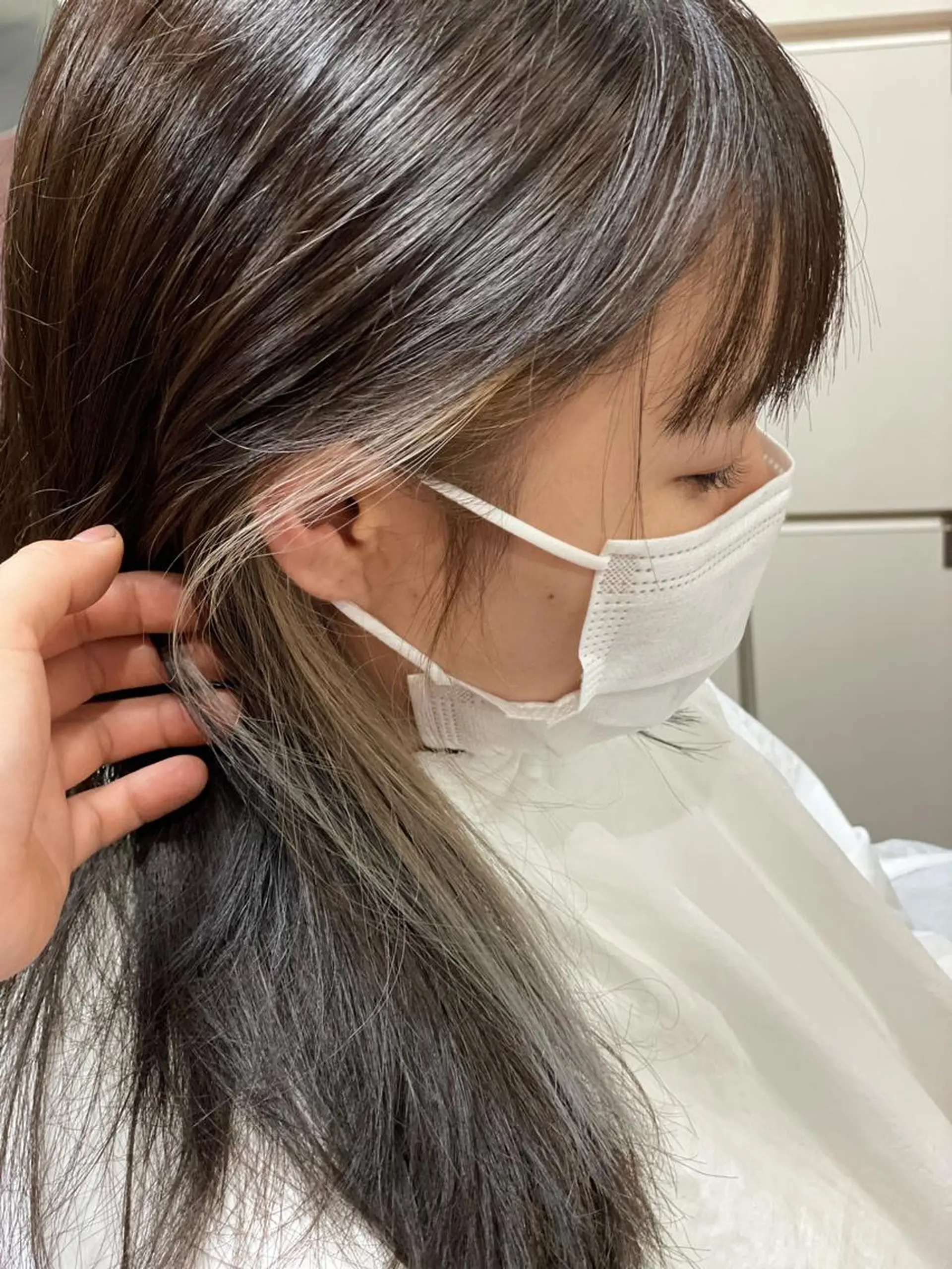 ロング カラー ヘアカラー 松﨑 弥生のヘアスタイル