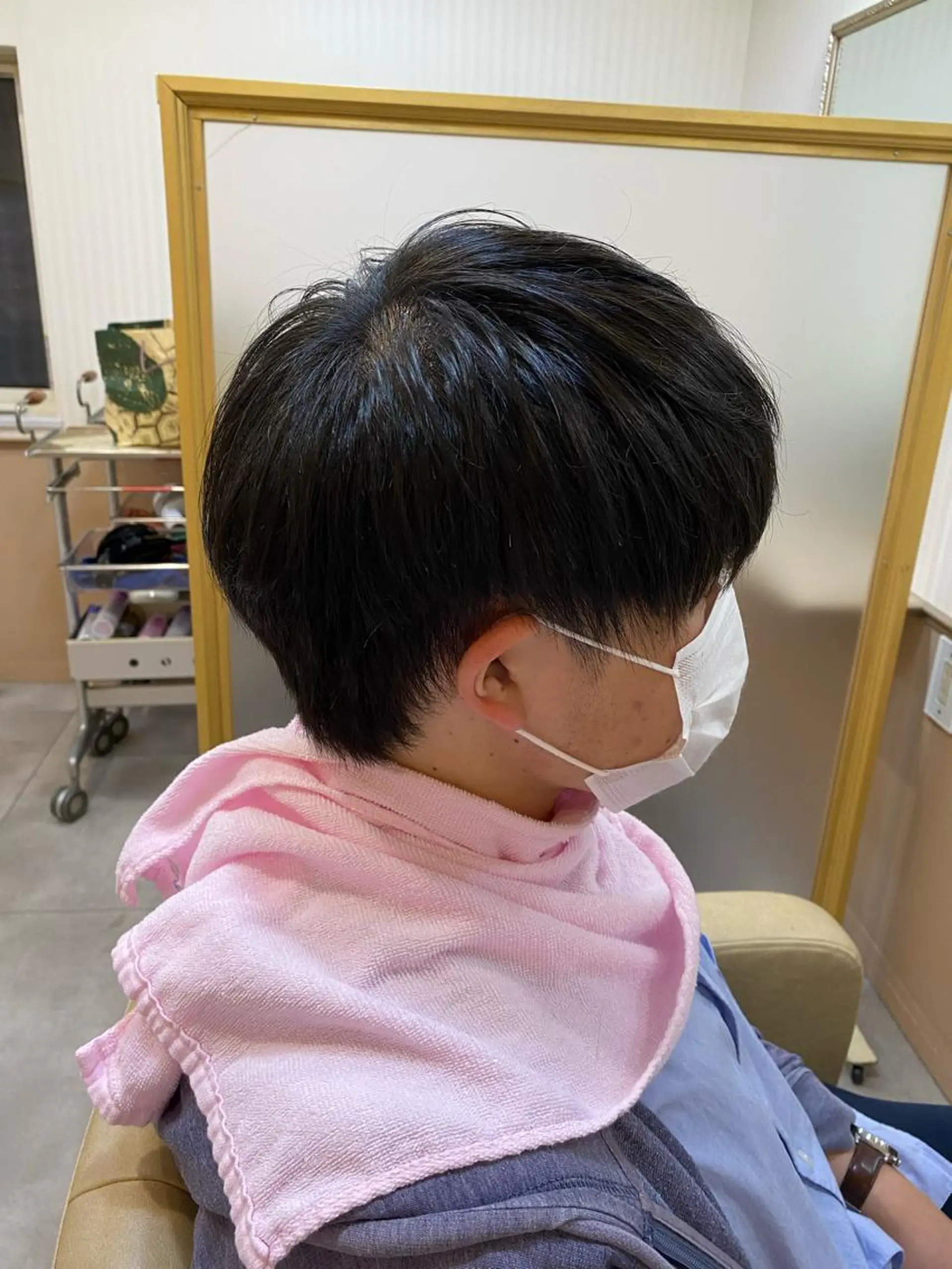 ショート メンズ マッシュ ツーブロック 刈り上げ シンセティックヘアーデザイン所属・高須 未紀也のヘアスタイル