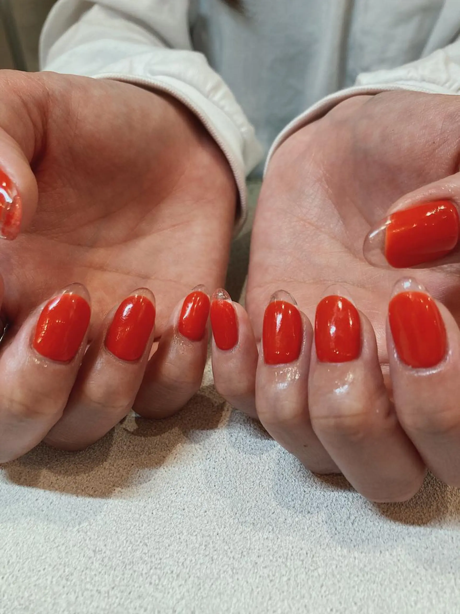 ネイル クリアネイル フレンチネイル eiji nail所属・eiji nailのネイルデザイン