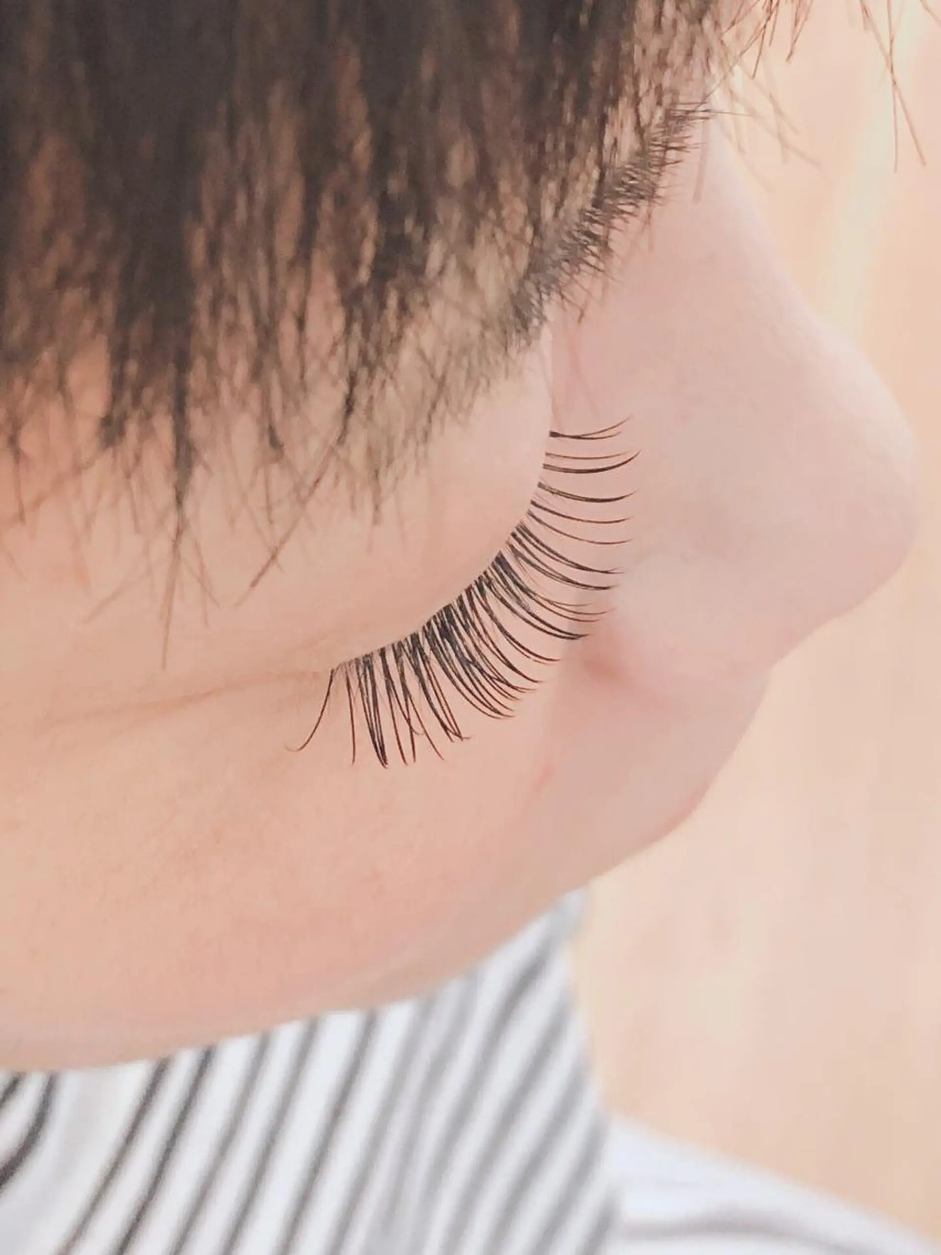 マツエク・マツパ Cカール フラットラッシュ eyelash/eyebrow　salon Fika所属・水軒 朋美のマツエク・マツパデザイン