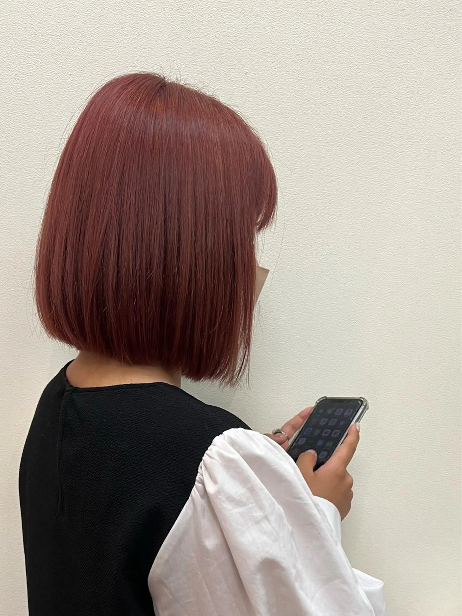 ミディアム カラー NYNY☃️上新庄 ❄️石川瑠青のヘアスタイル