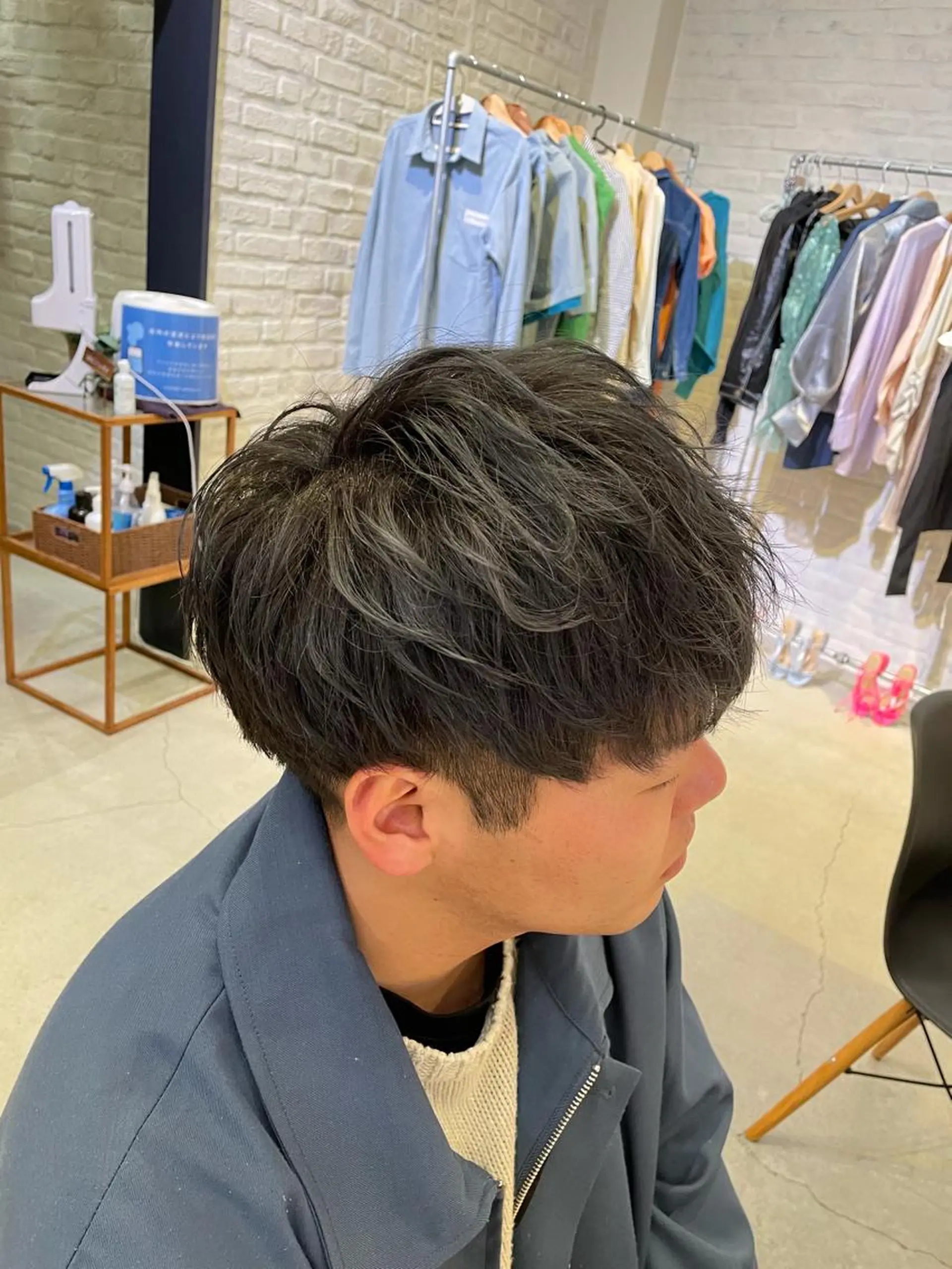 カラー メンズ カット テラダ ユウシンのヘアスタイル