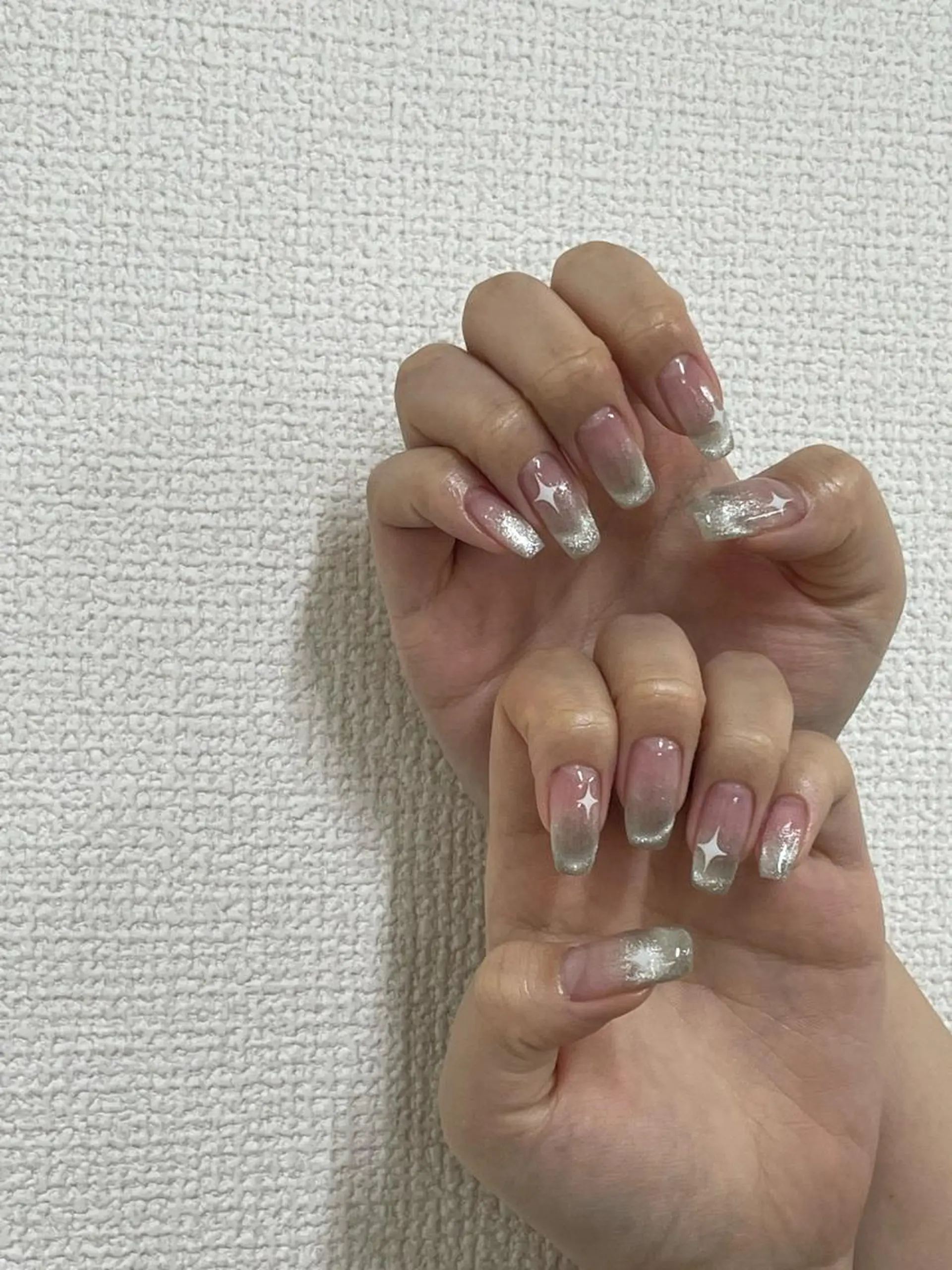 セミロング ハンドネイル mark 🤍Yuki🤍のネイルデザイン